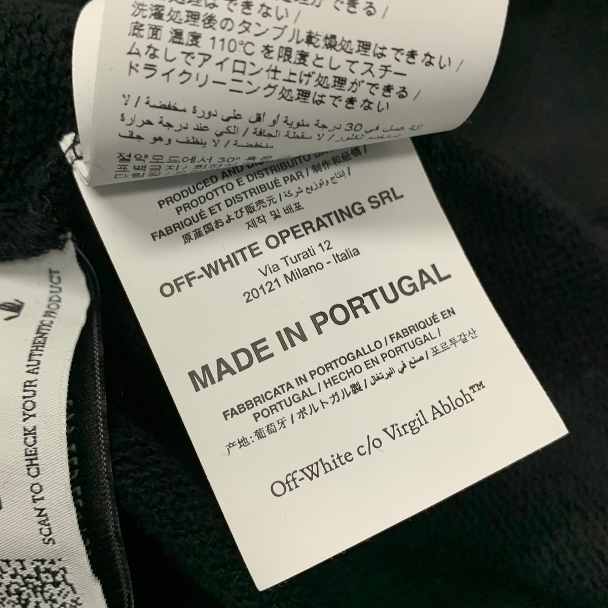 Off White XXL Hoodie Arrows Graphic Black Hoodie Virgil Abloh