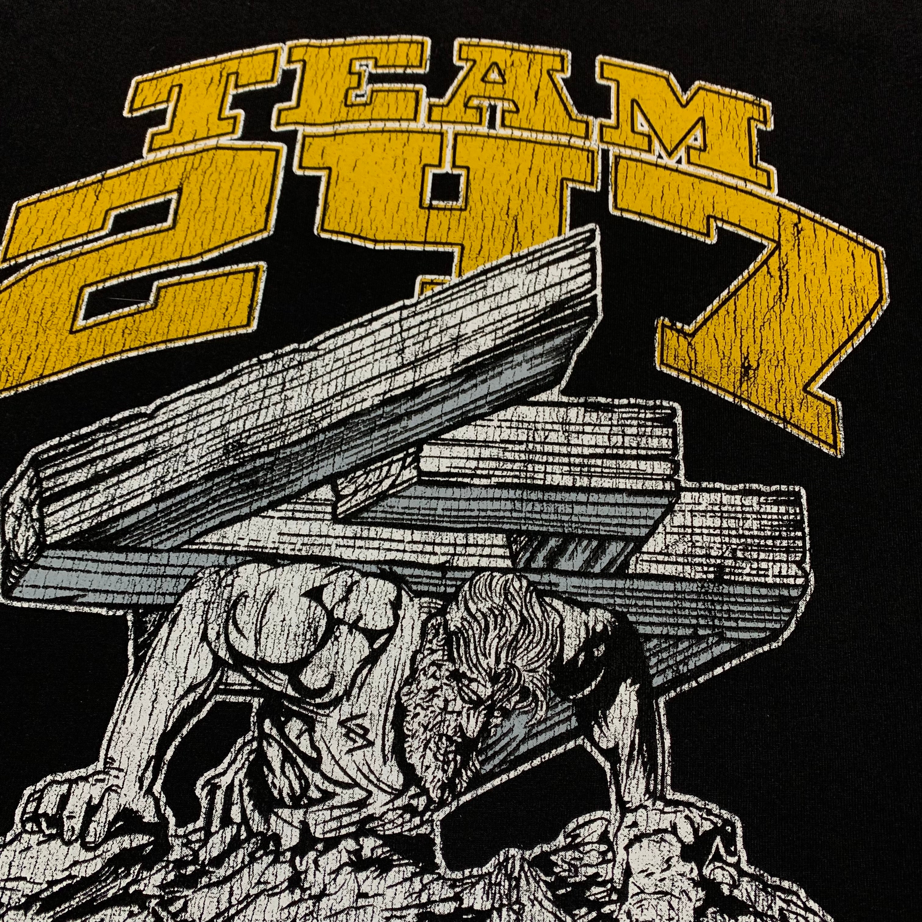 Represent XL Team 247 On The Shoulders Off Black Tee