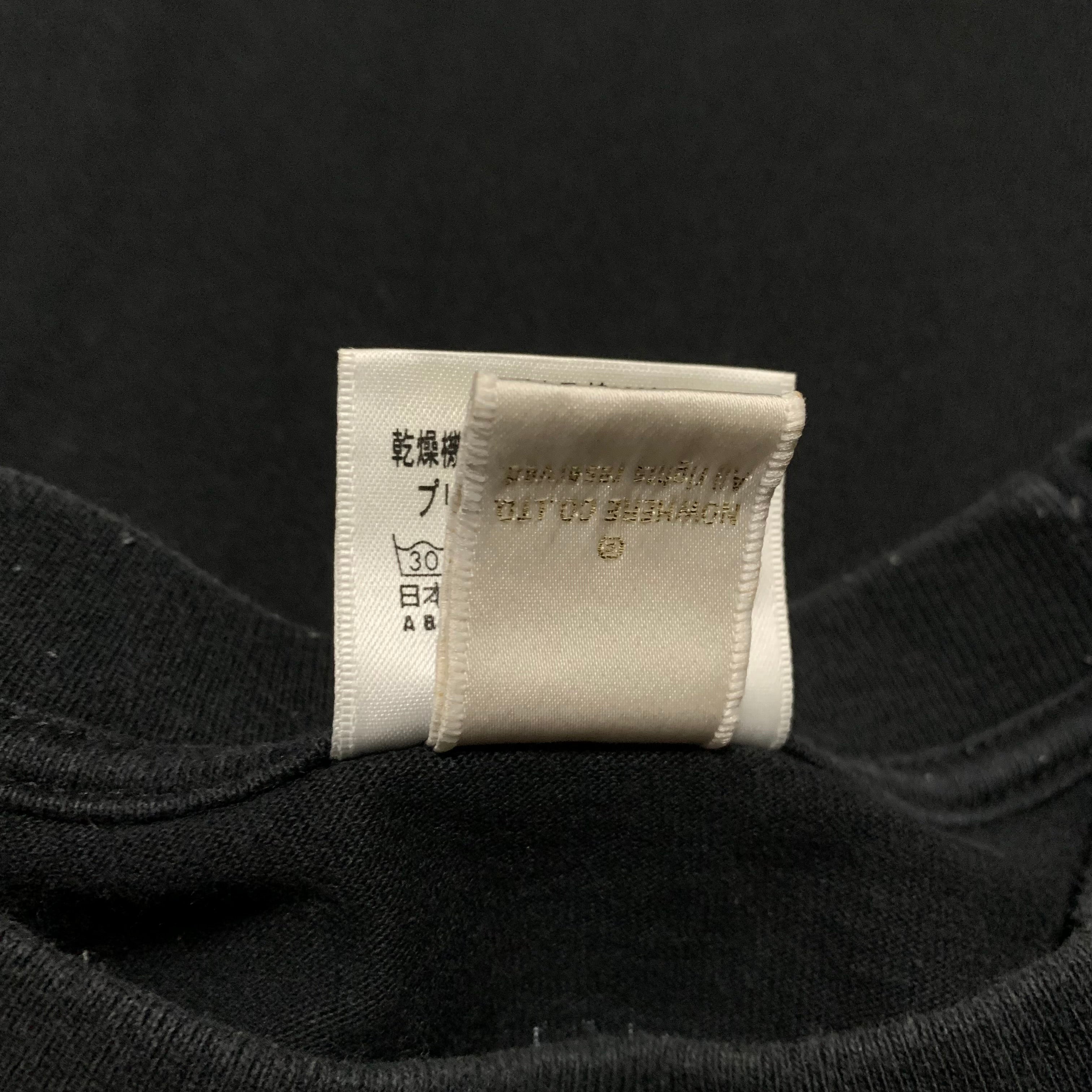 Bape Large Baby Milo Heart Graphic Black Tee 2008