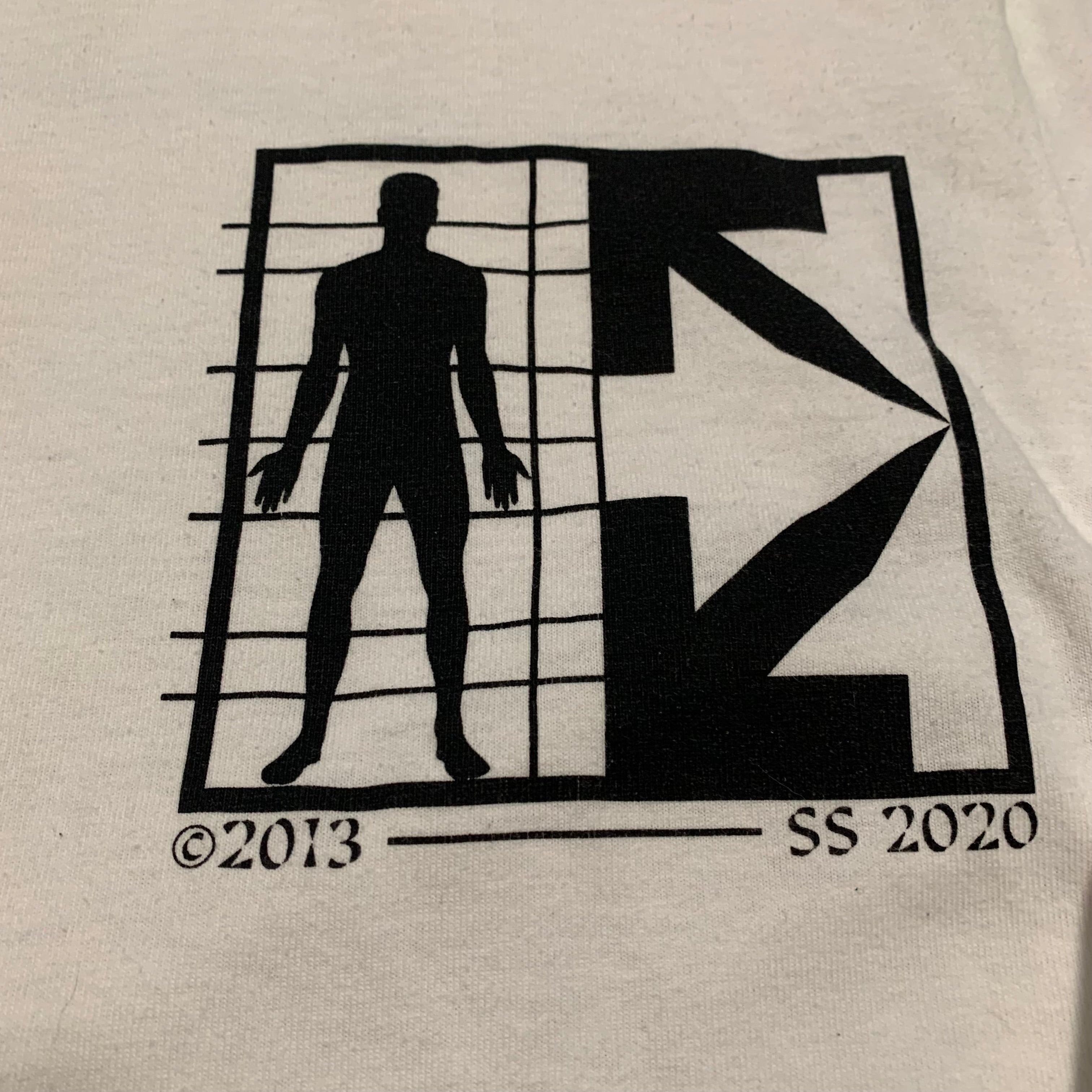 Off White XS Half Arrows Man White Long Sleeve Tee Virgil Abloh (OMAB001S20185010)