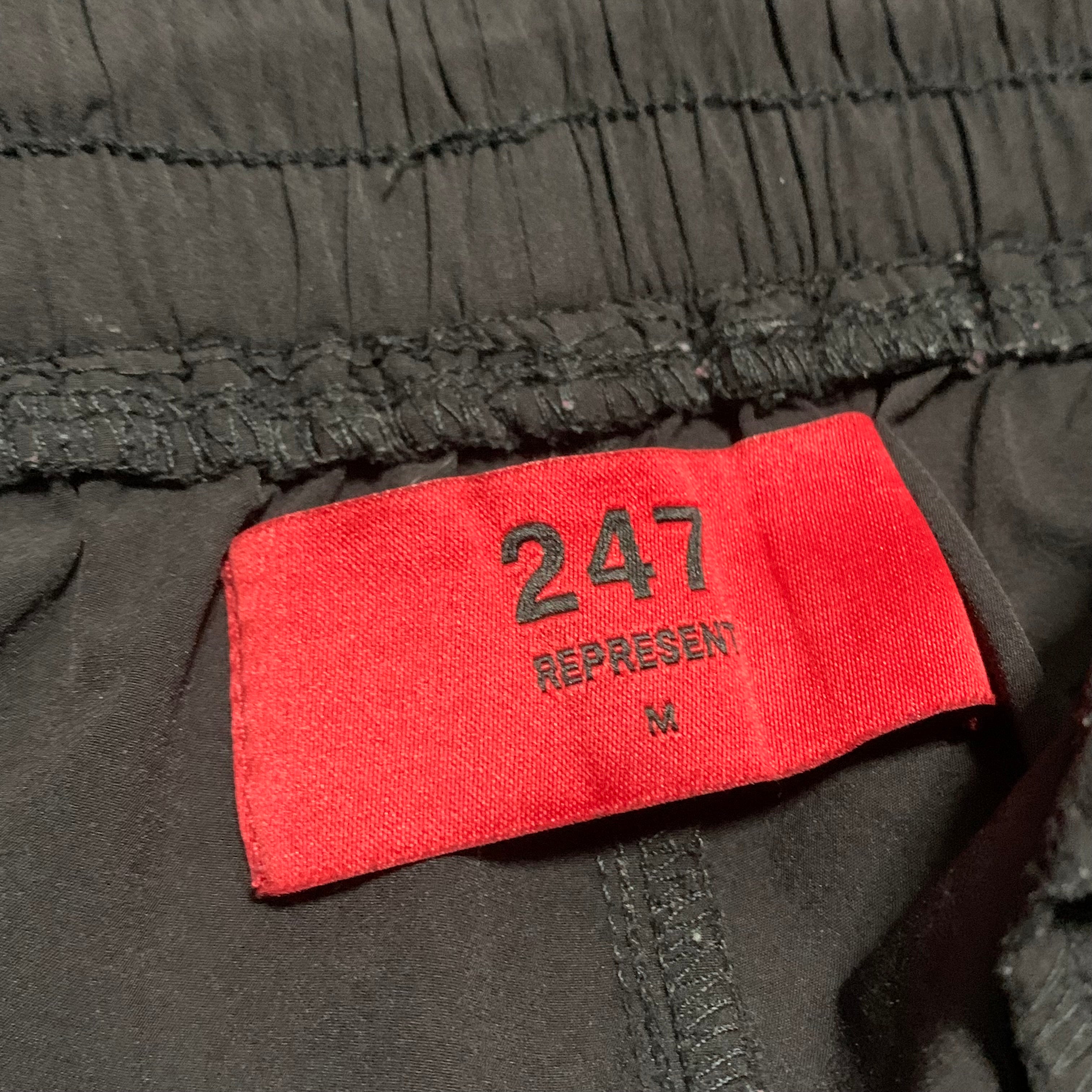 Represent Medium Shorts 247 Track Pant Bottoms Black