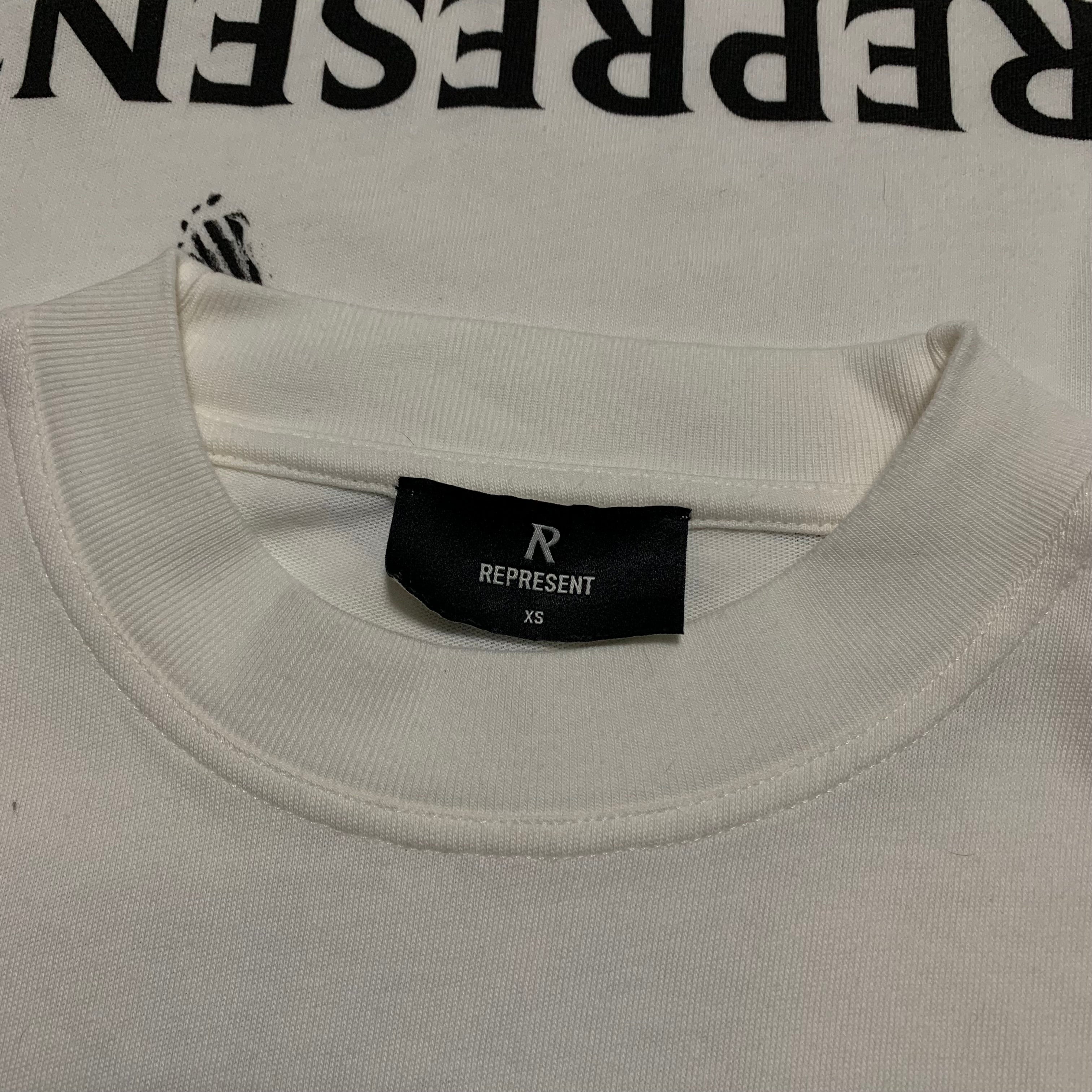 Represent XS Icarus Flat White Tee