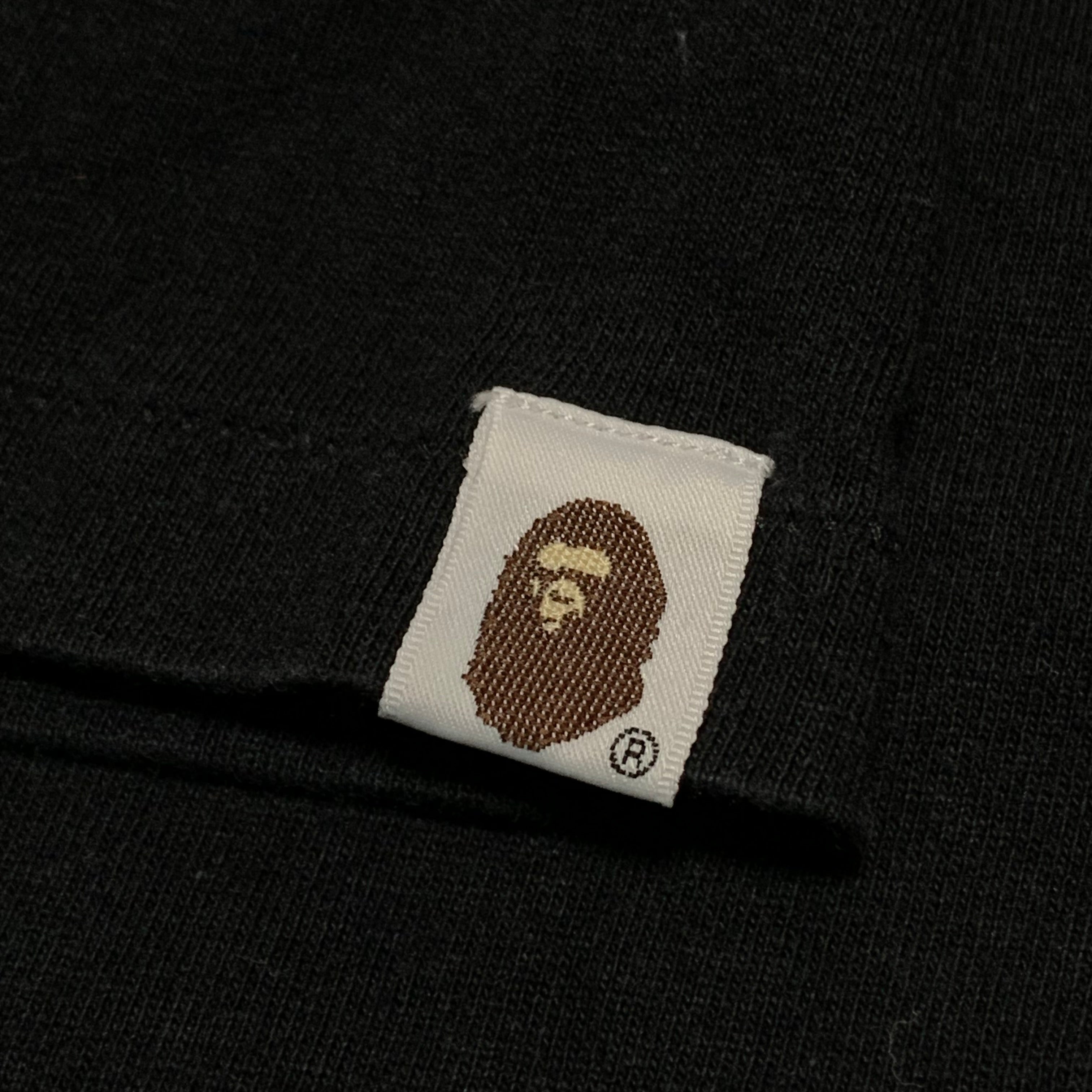Bape Large Baby Milo Black Tee A Bathing Ape