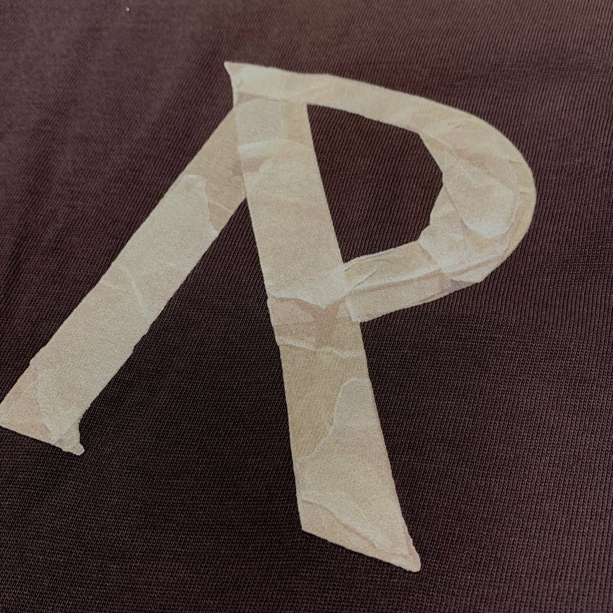Represent XL Tee Masking Tape Initial Cedar Brown T-Shirt