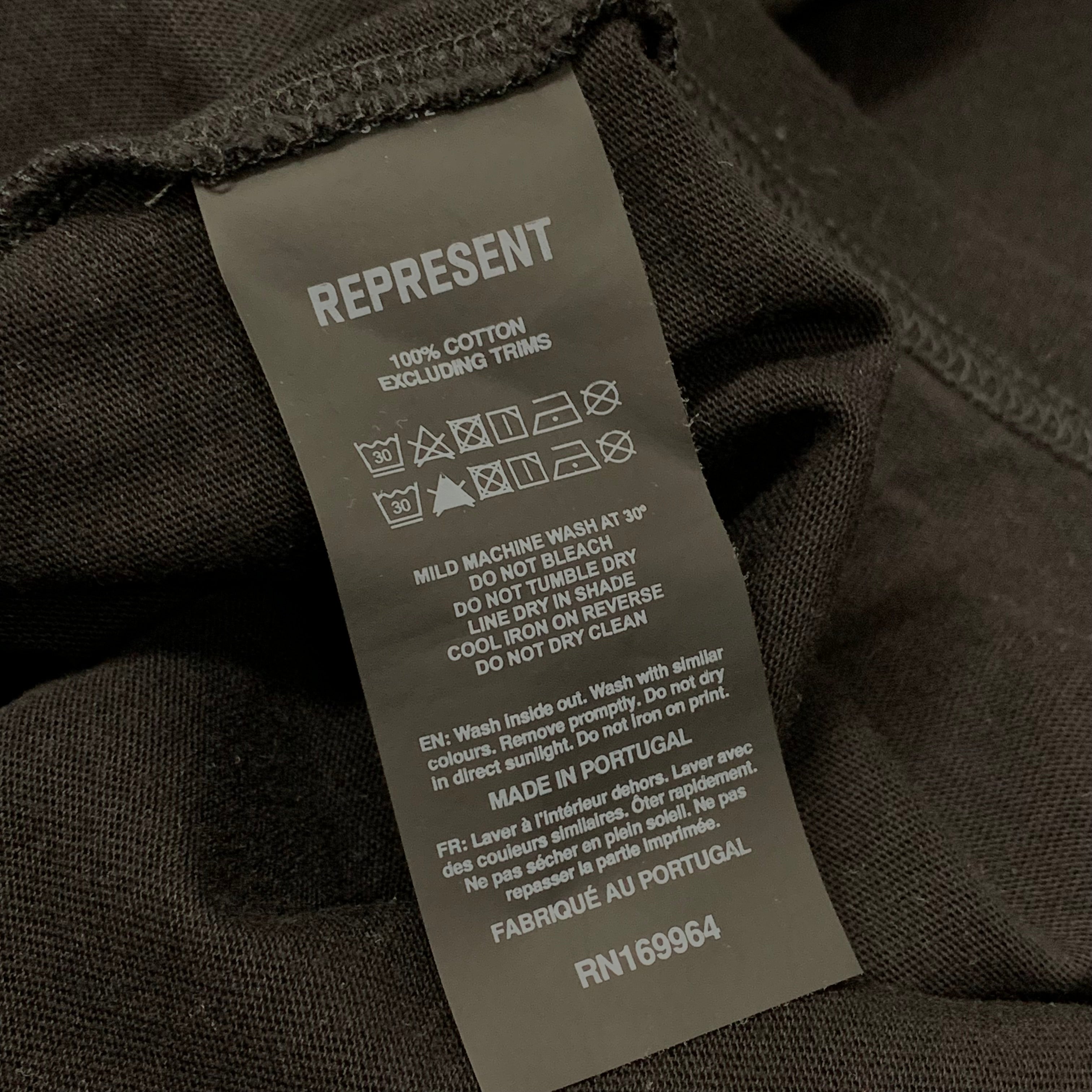 Represent Small Tee Owners Club Jet Black T-Shirt