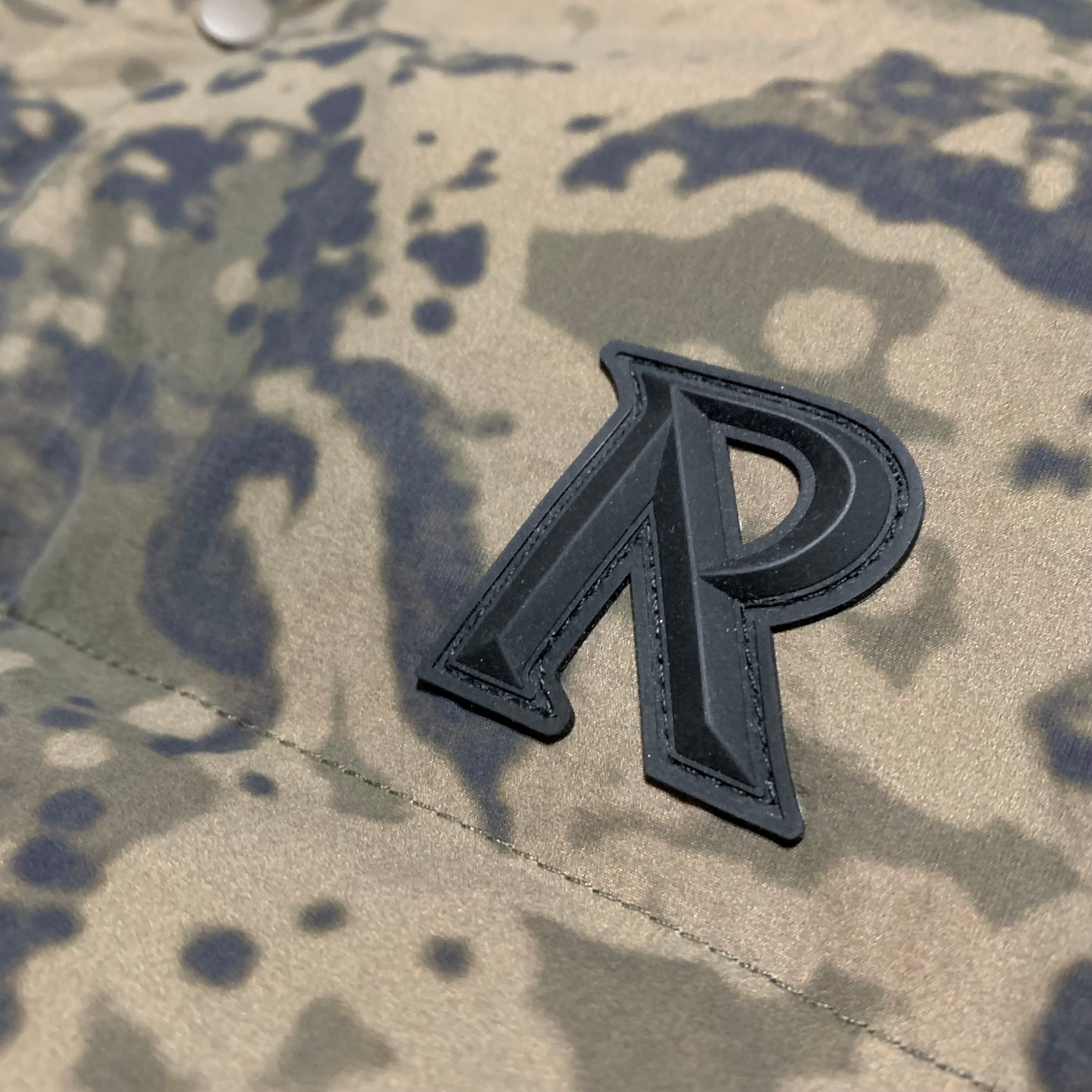 Represent XS Puffer Jacket Green Camo Camouflage (RRP £340)