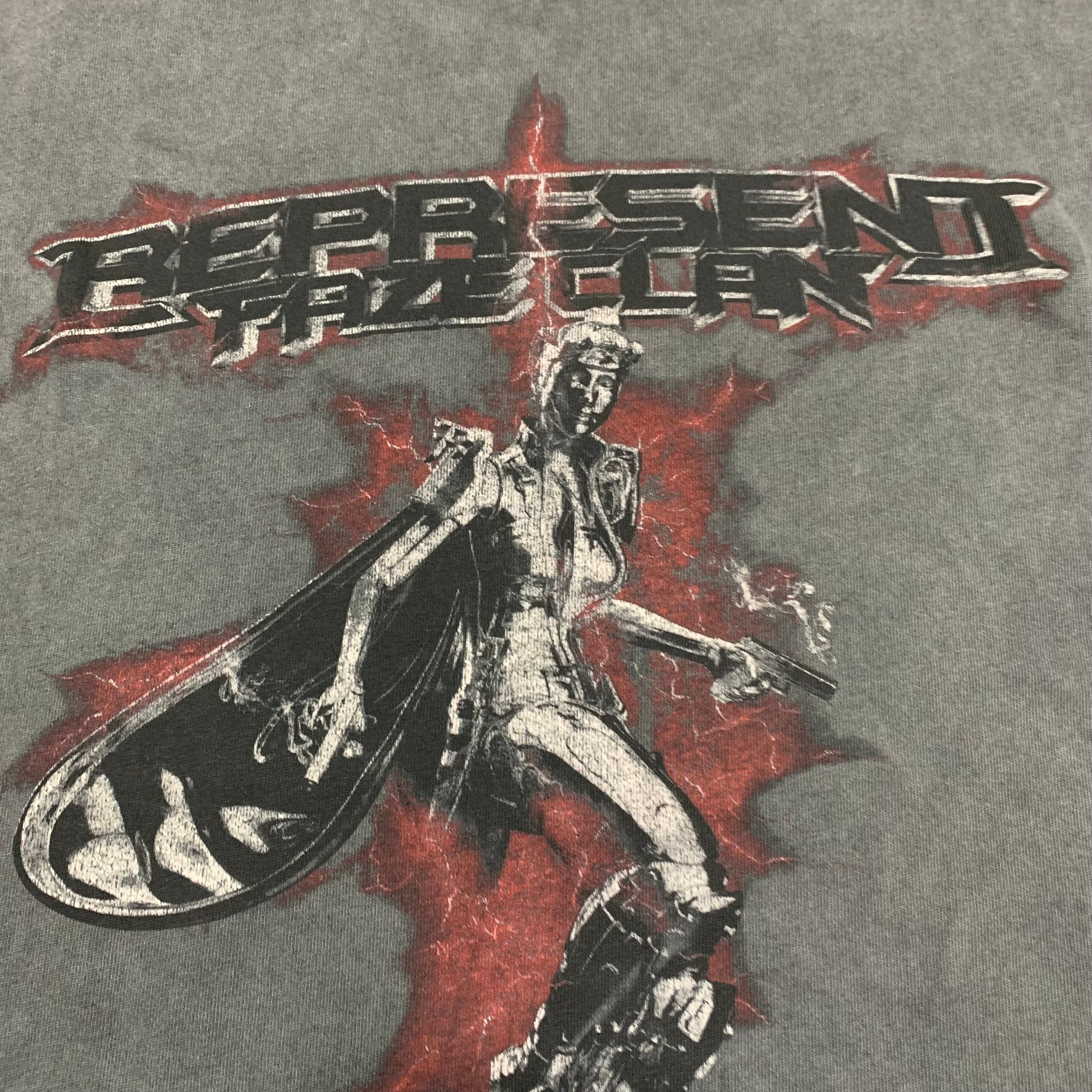 Represent Large Faze Clan Vintage Grey Tee