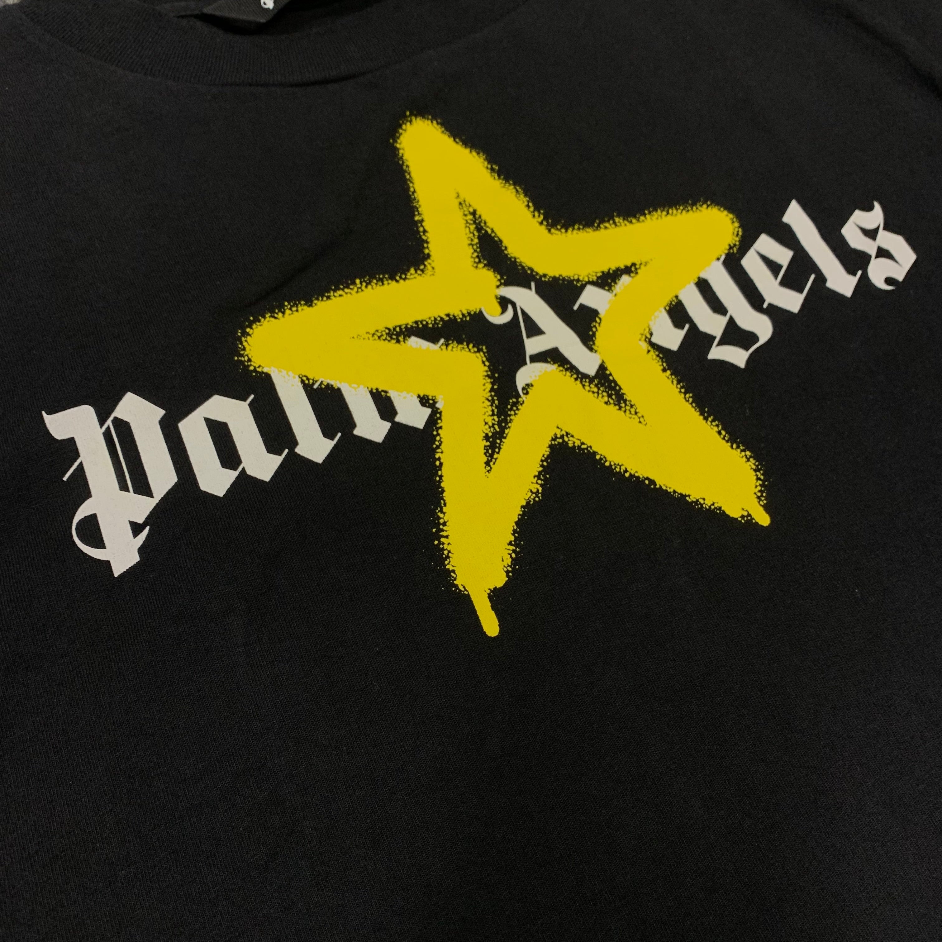 Palm Angels Medium Tee Star Graffiti Black T-Shirt