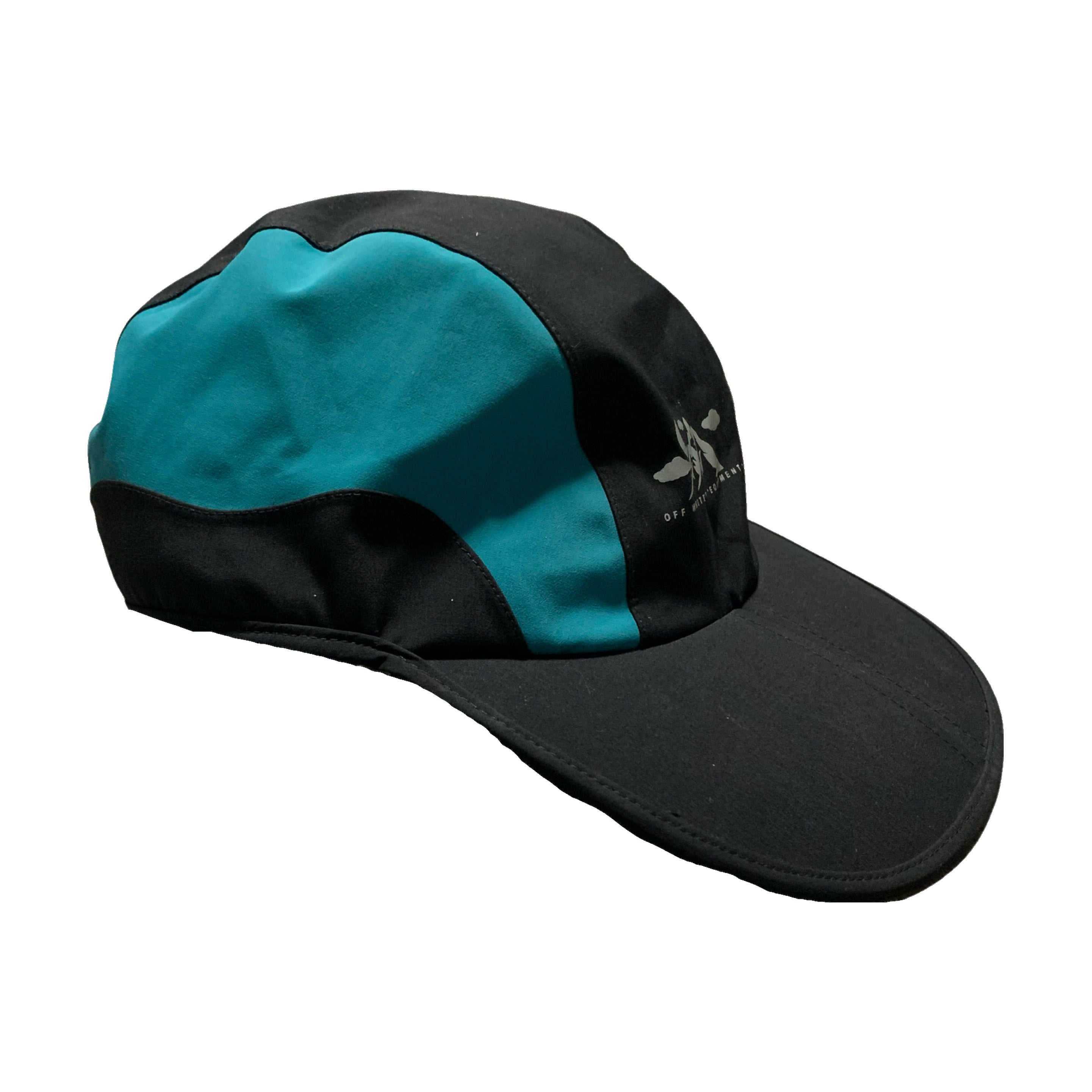 Off White Cap Mountain Equipment Black Nylon Technical Baseball Cap Hat Virgil Abloh