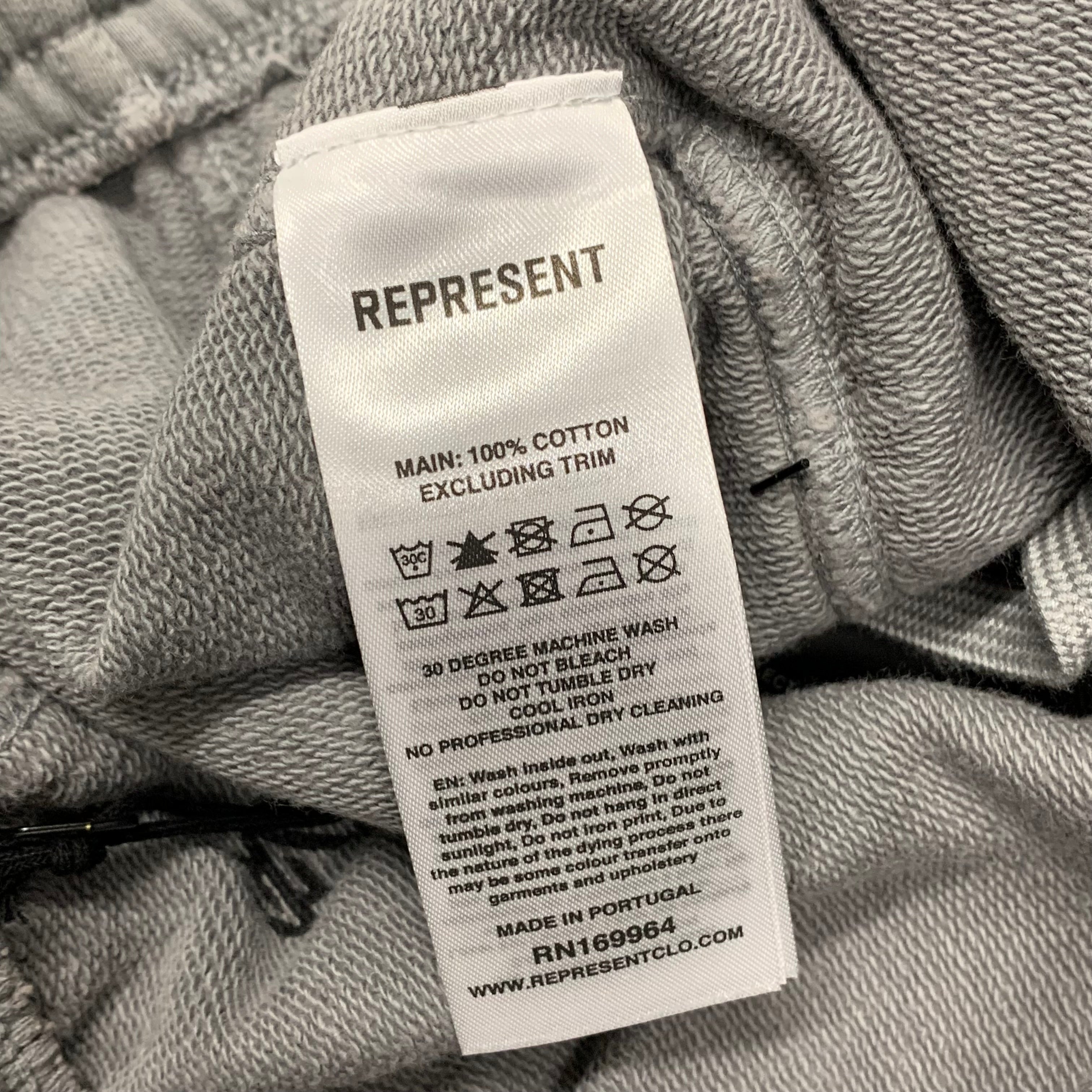 Represent Medium Shorts 247 Motion Grey Shorts