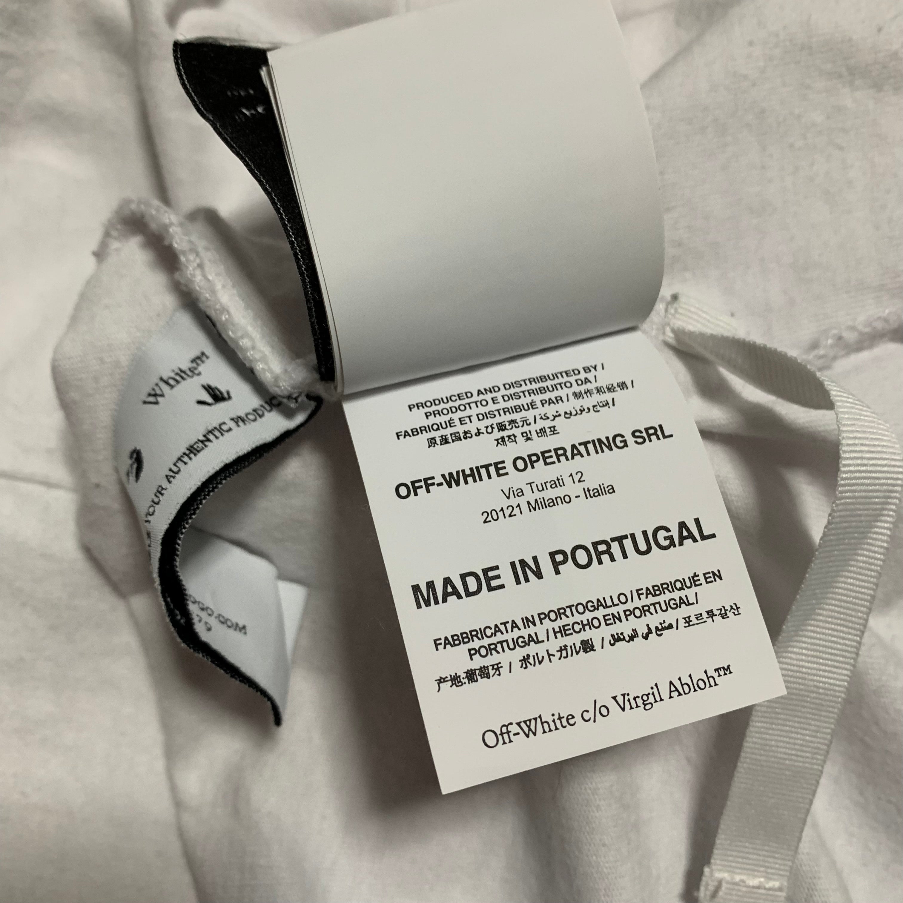 Off White Medium Spray Marker White Tee Virgil Abloh