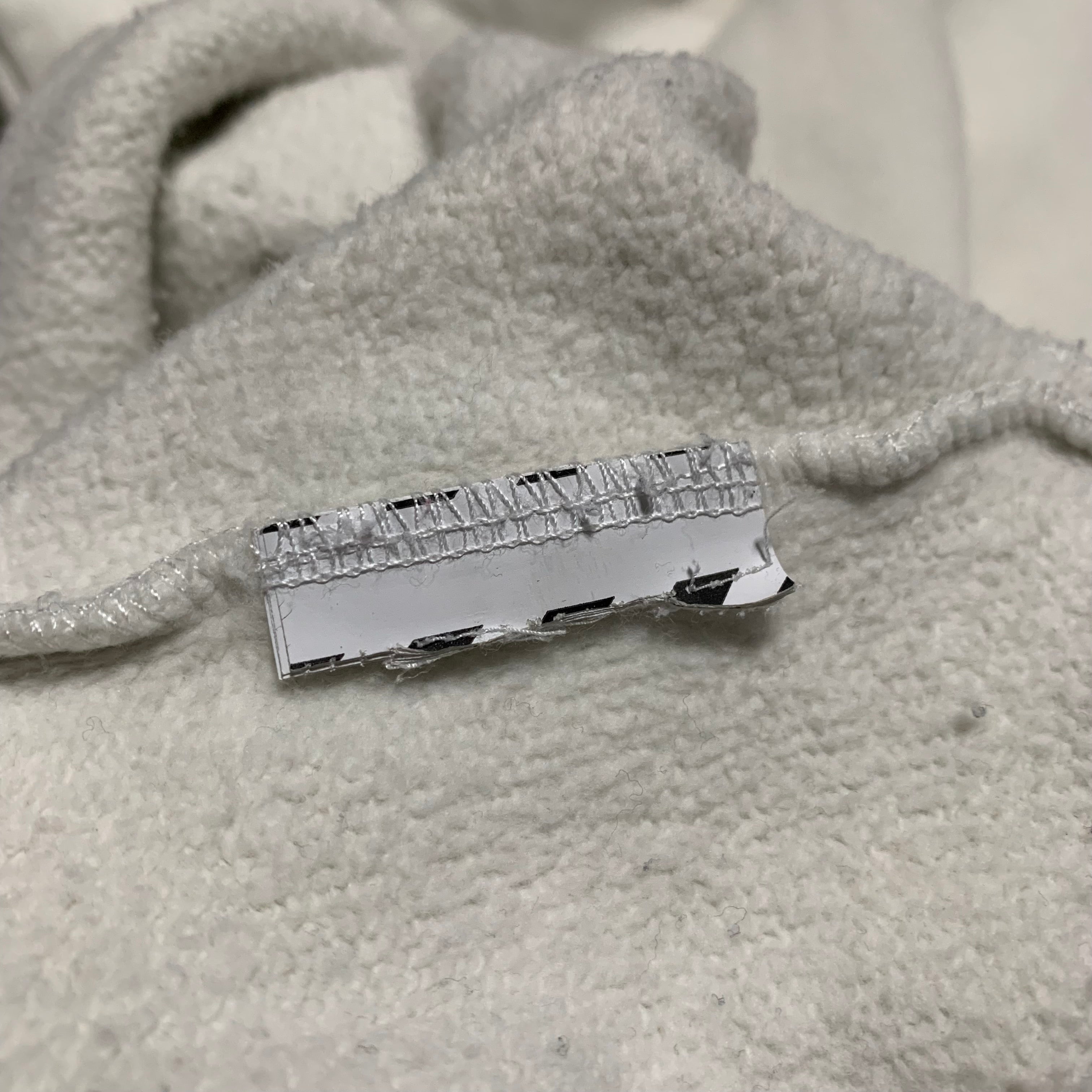 Off White Small Hoodie White Virgil Abloh Logo