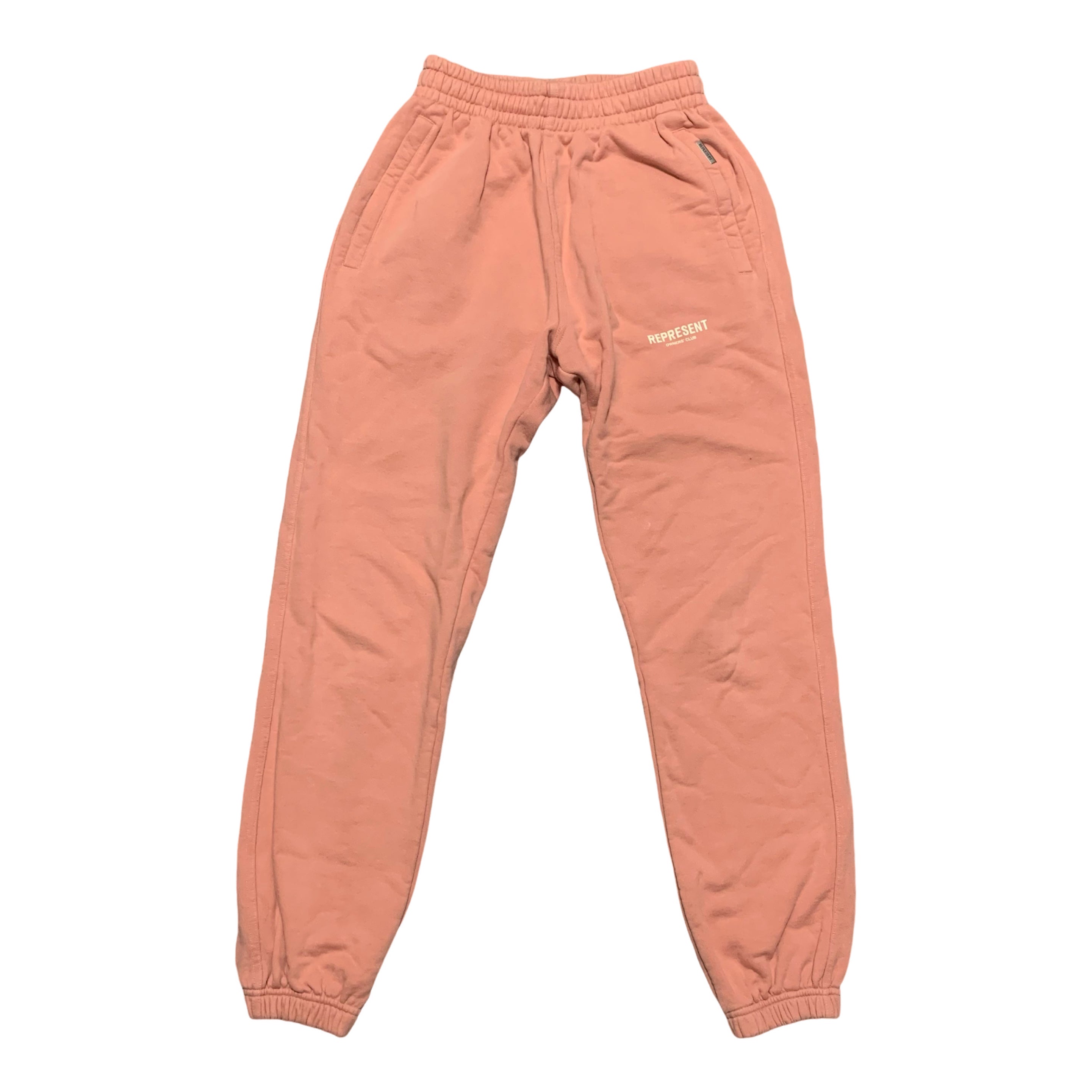 Represent Small Owners Club Jogger Bottoms Coral Pink