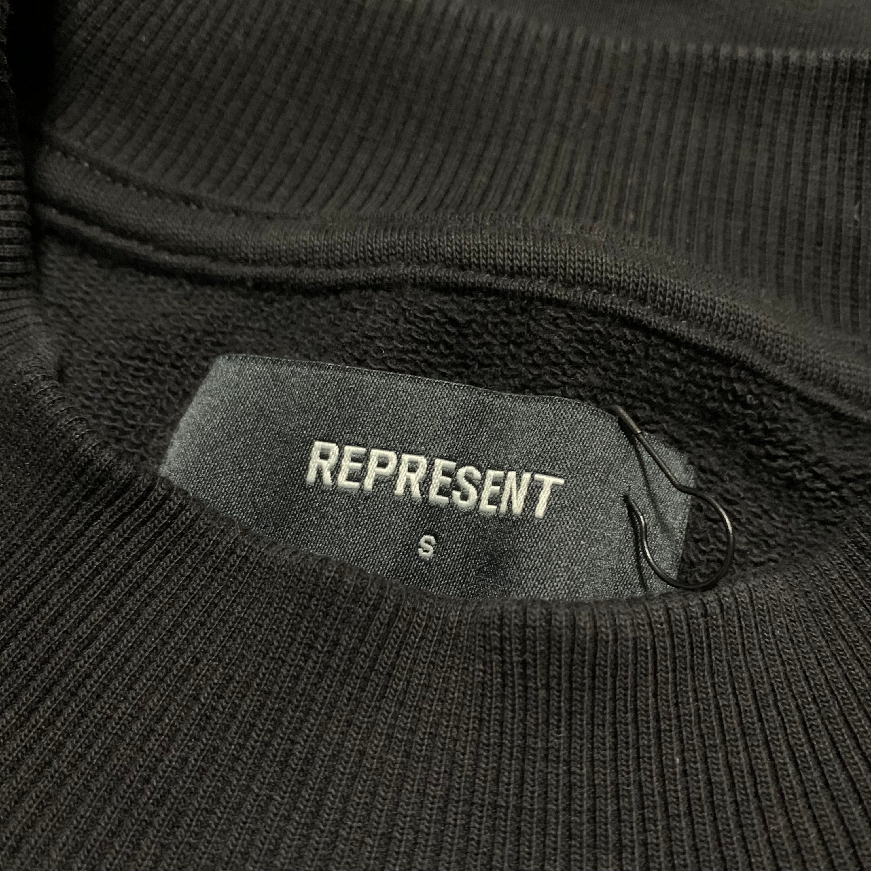 Represent Small Owners Club Angel Black Sweater Sweatshirt Crewneck