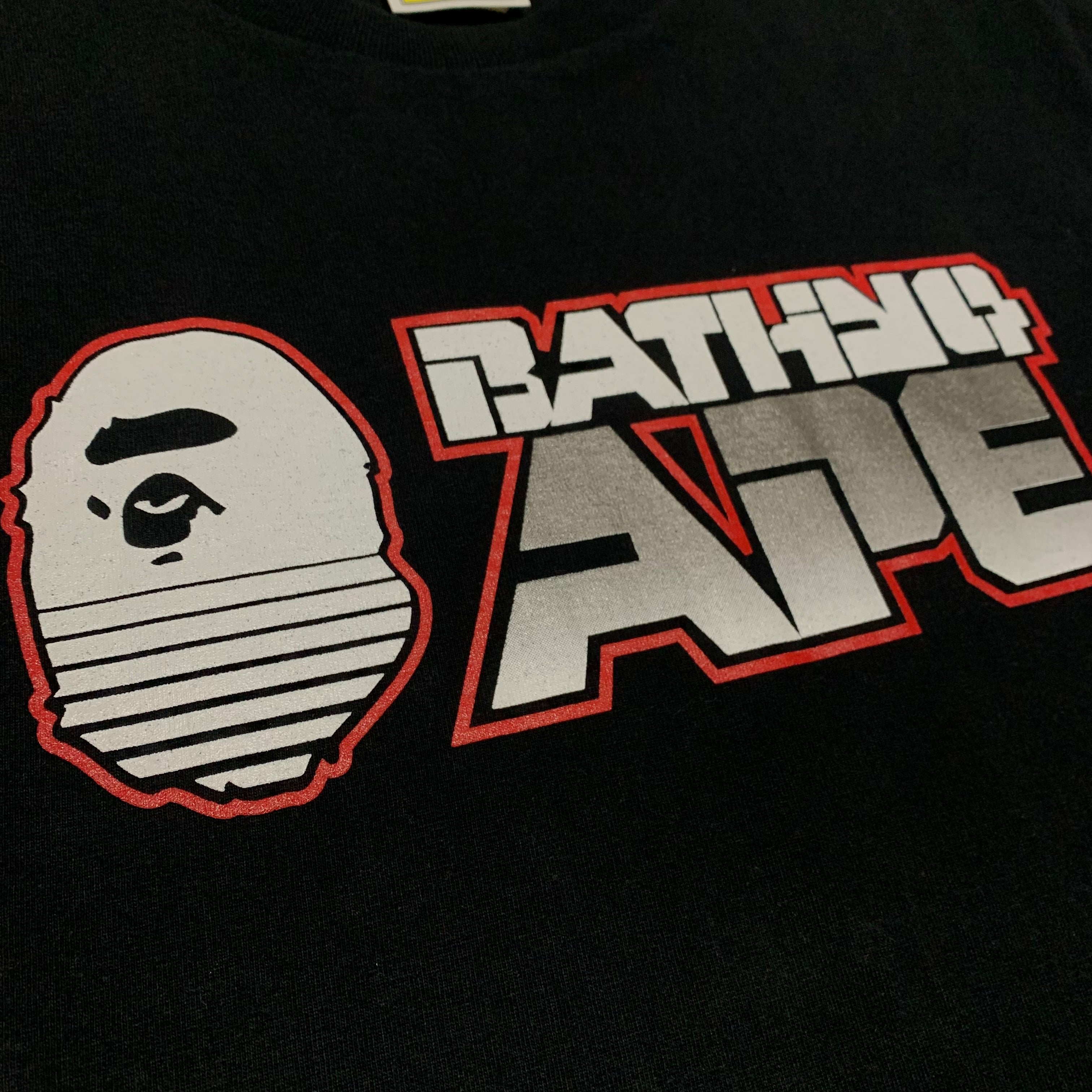 Bape Medium Bathing Ape Graphic Black Tee A Bathing Ape