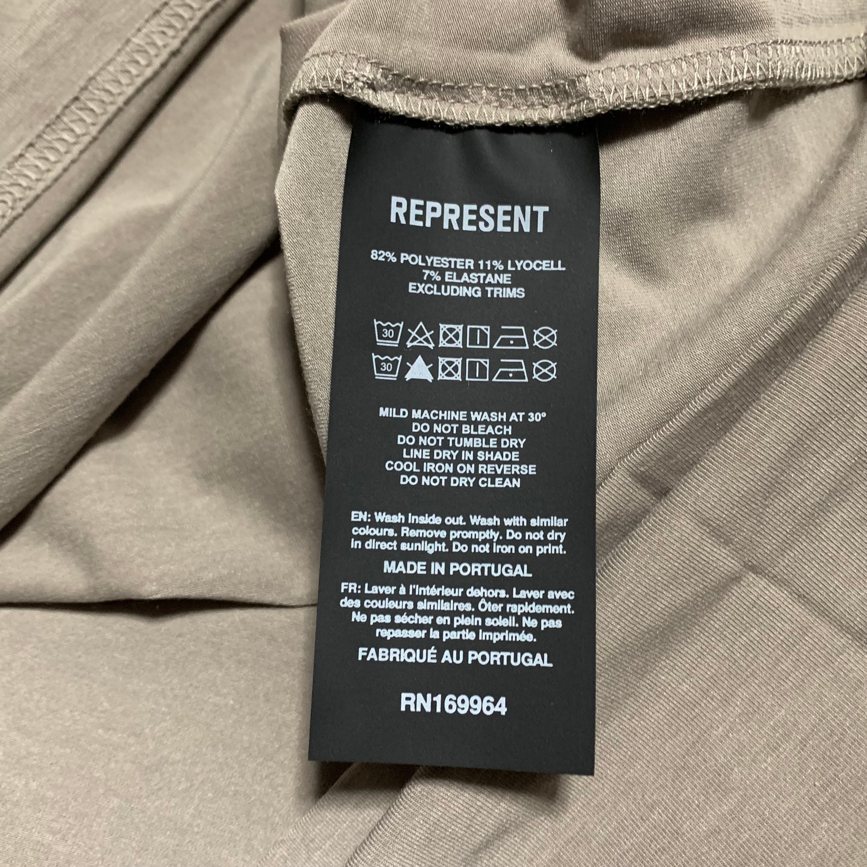 Represent XS 247 Future Terrains Oversized Tee Moonrock