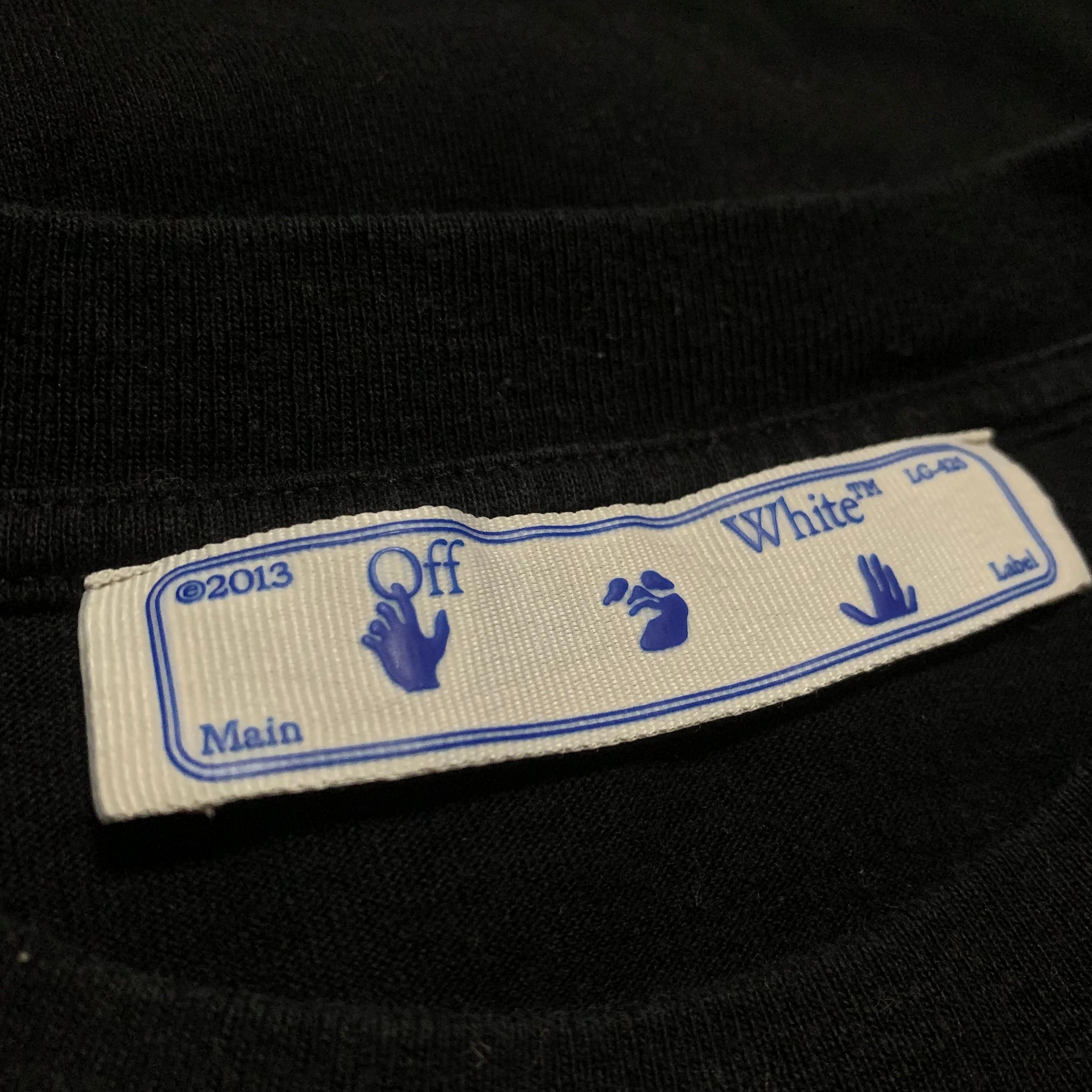 Off White Small Caravaggio Painting Black Tee Virgil Abloh