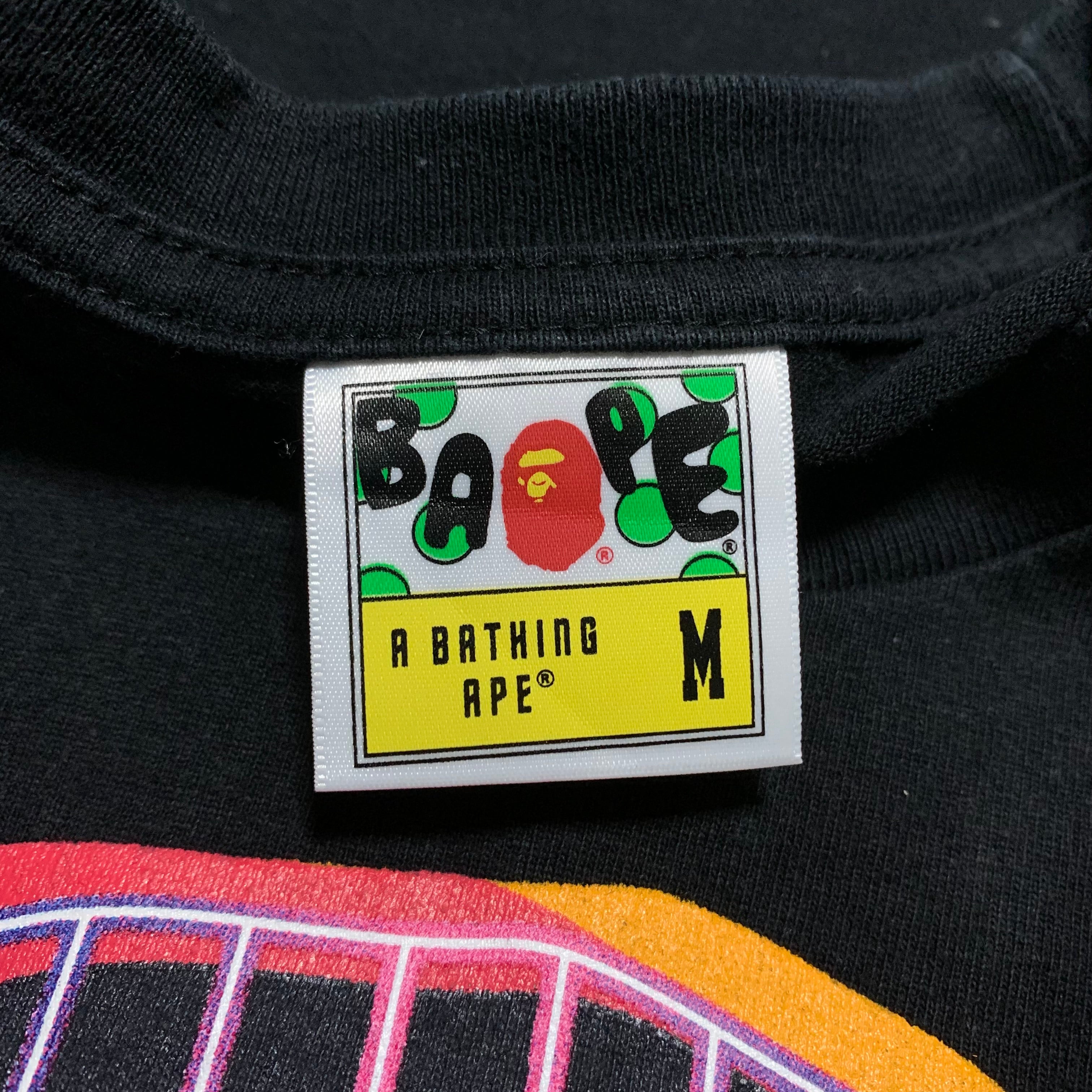Bape Medium Tokyo Ape Head Black Tee A Bathing Ape