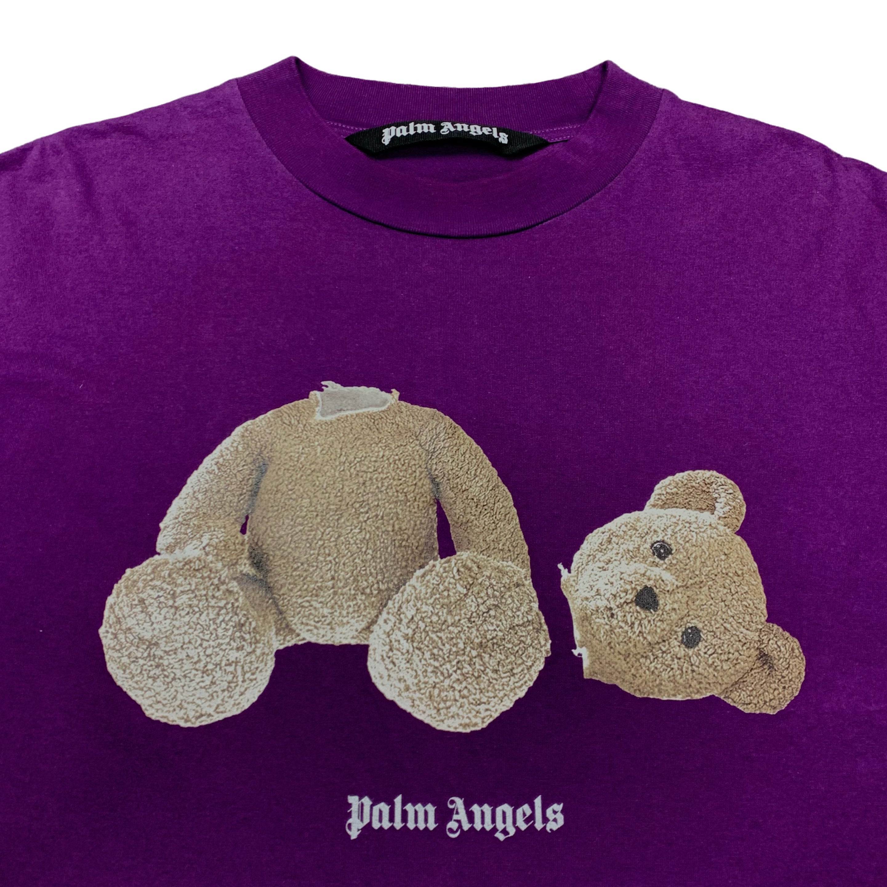 Palm Angels Small Tee Bear Classic Purple T-Shirt