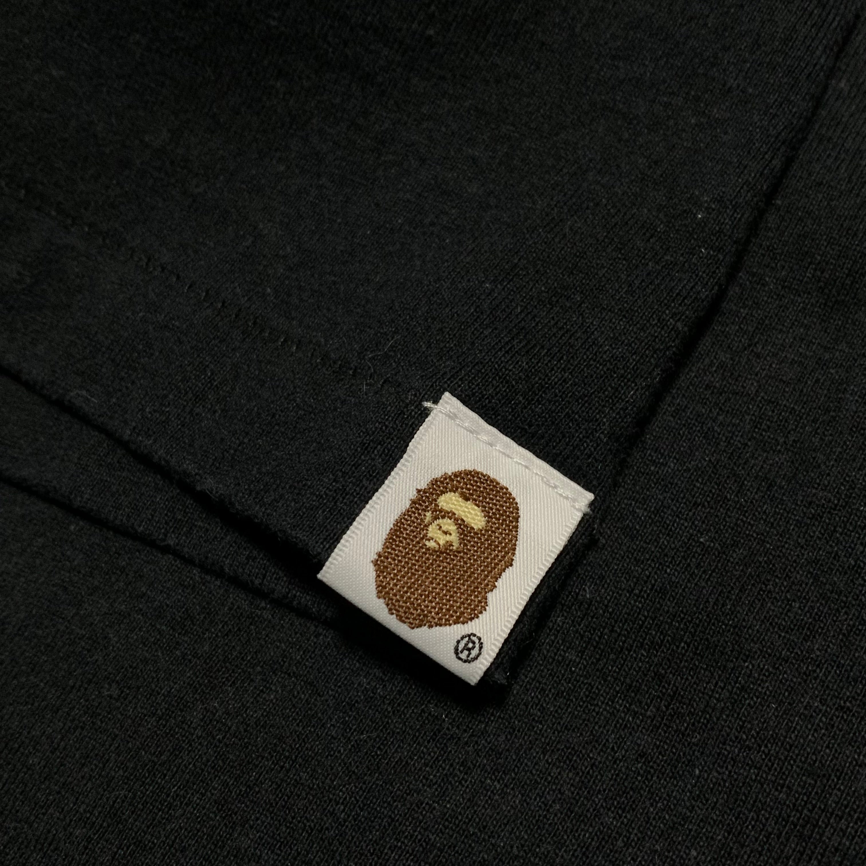 Bape Medium College 1st Camo Black Tee A Bathing Ape
