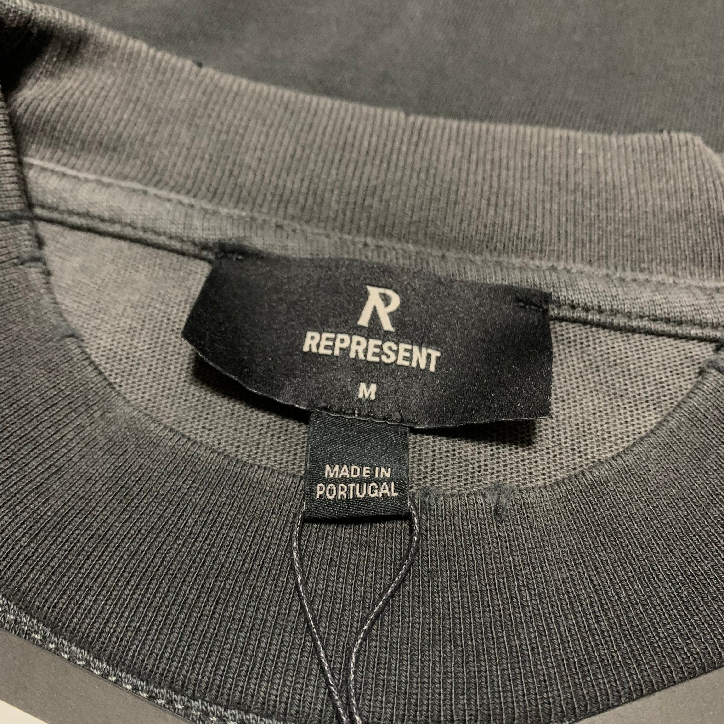 Represent Medium Spirit Reaper Vintage Black Tee