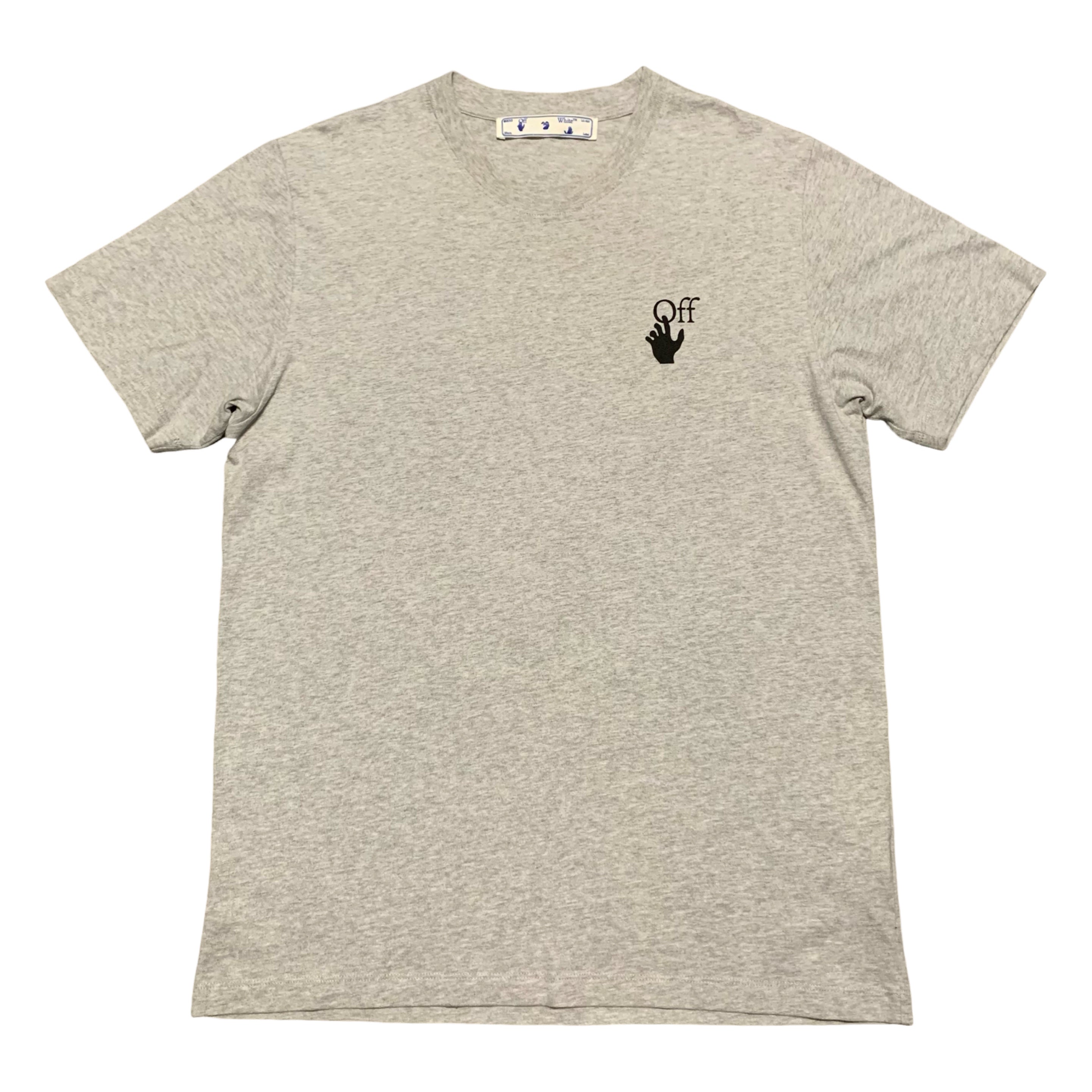 Off White Large Marker Arrows Grey Tee Virgil Abloh