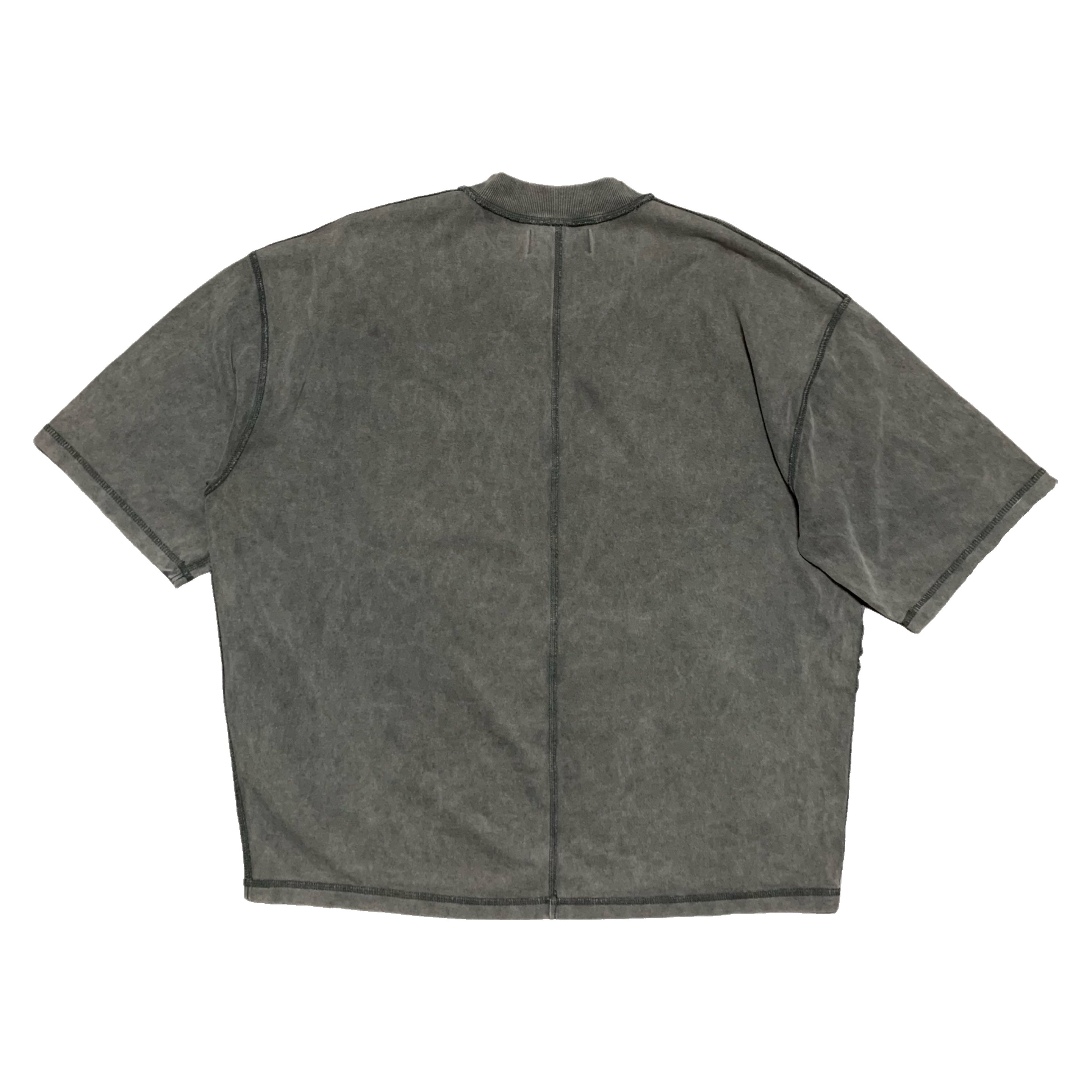 Represent Small Blanks Heavyweight Pocket Vintage Grey Tee