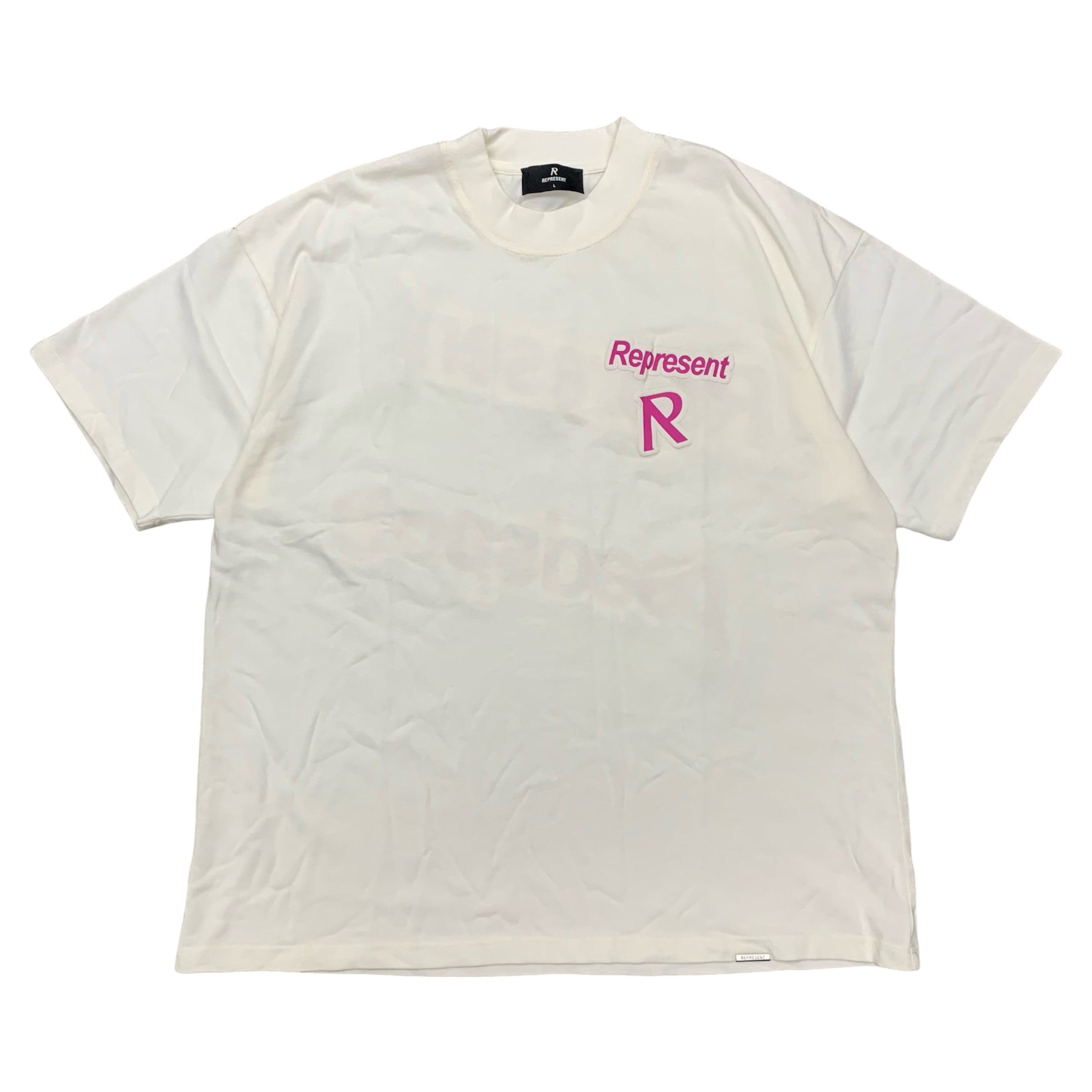 Represent Large Tee Godspeed Flat White T-Shirt (Sample)