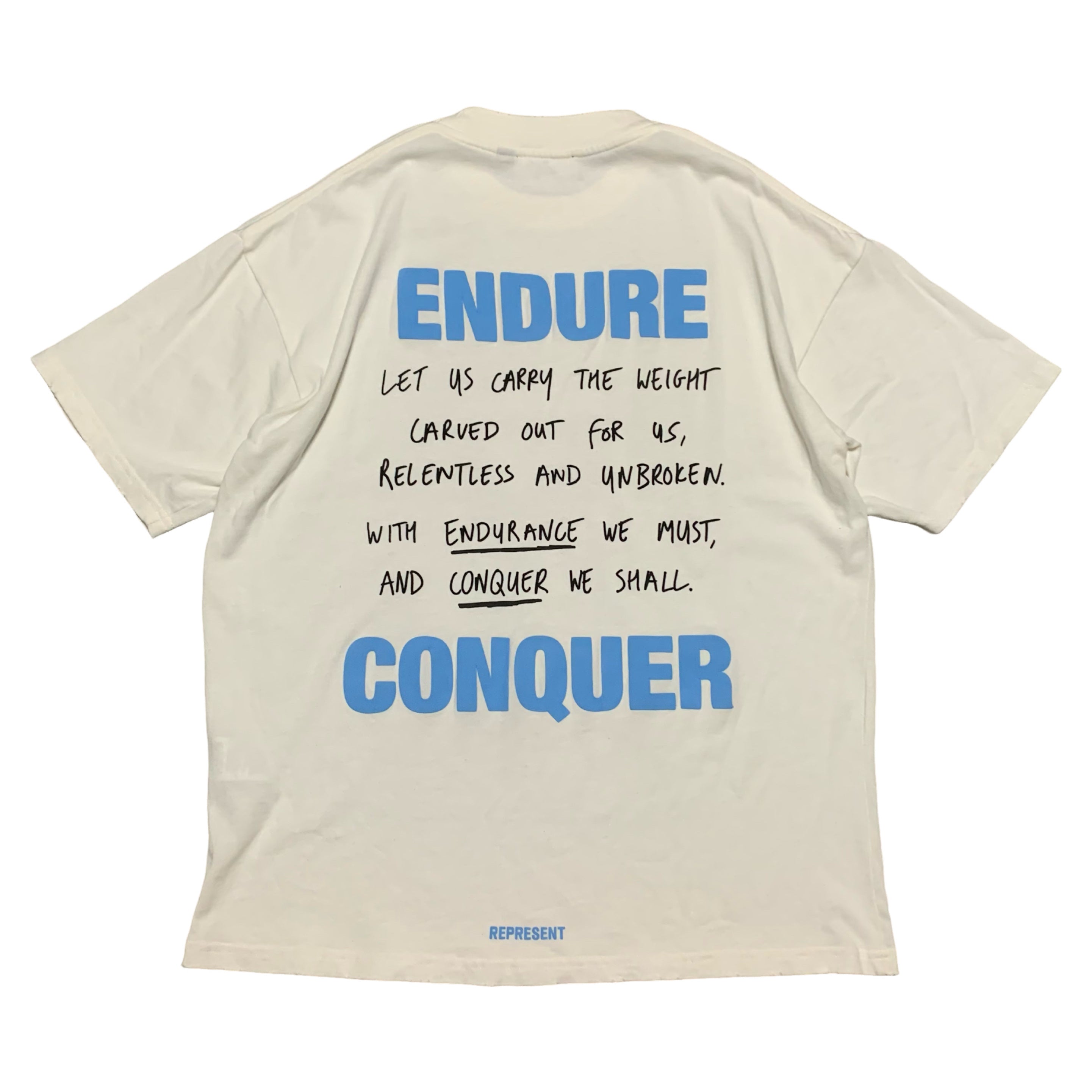 Represent Small Atlas Flat White Tee