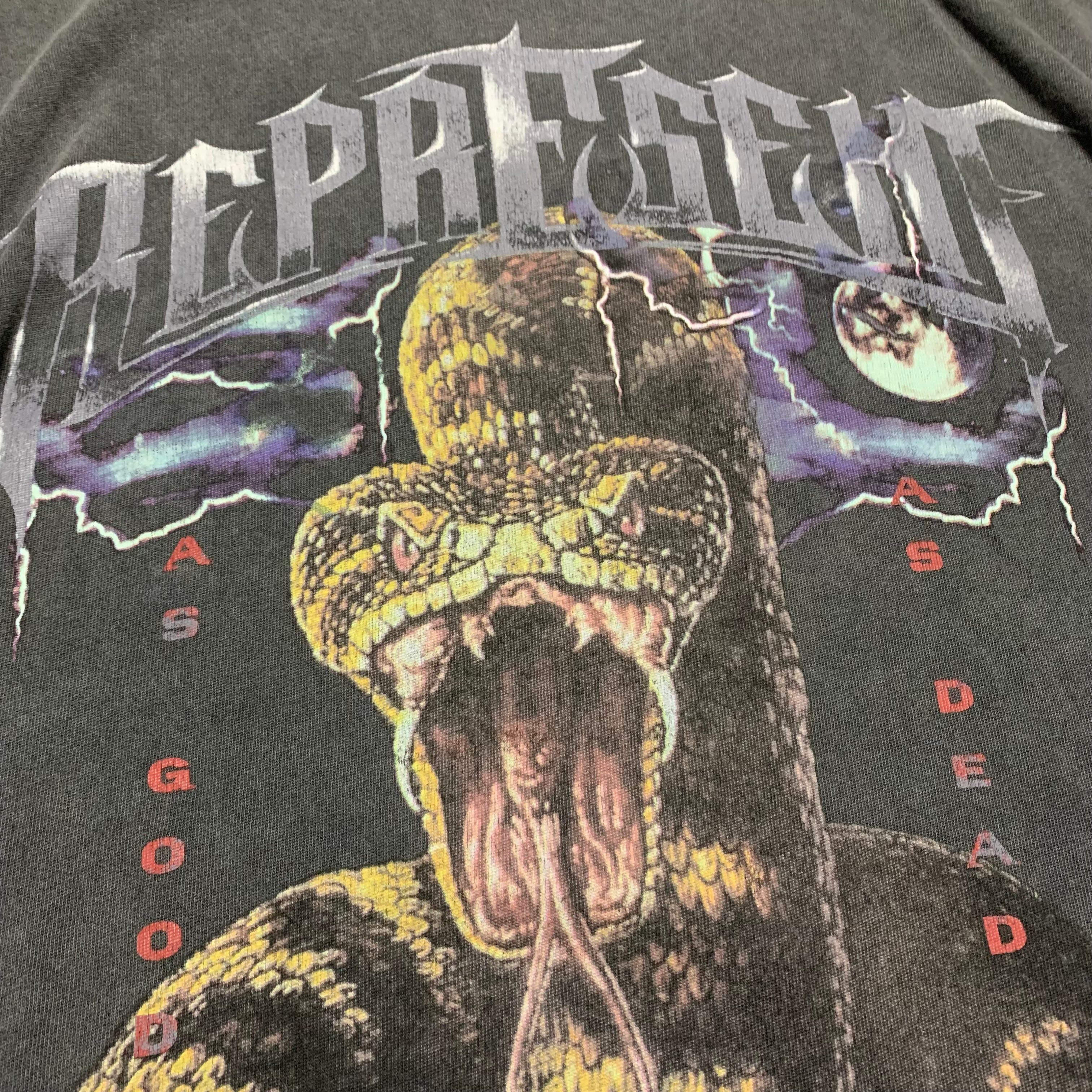 Represent Large As Good As Dead Vintage Grey Tee