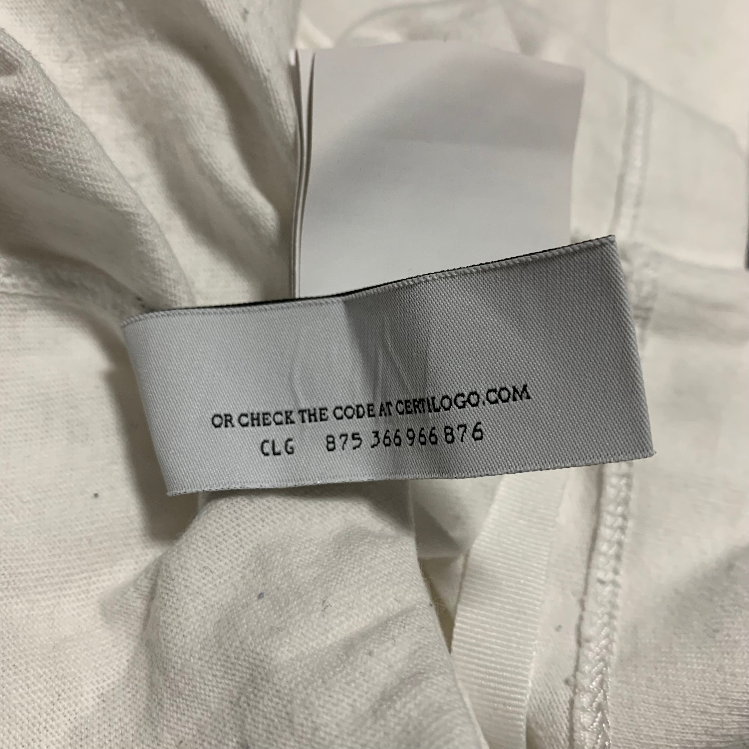 Off White XS Weed Graphic White Tee Virgil Abloh