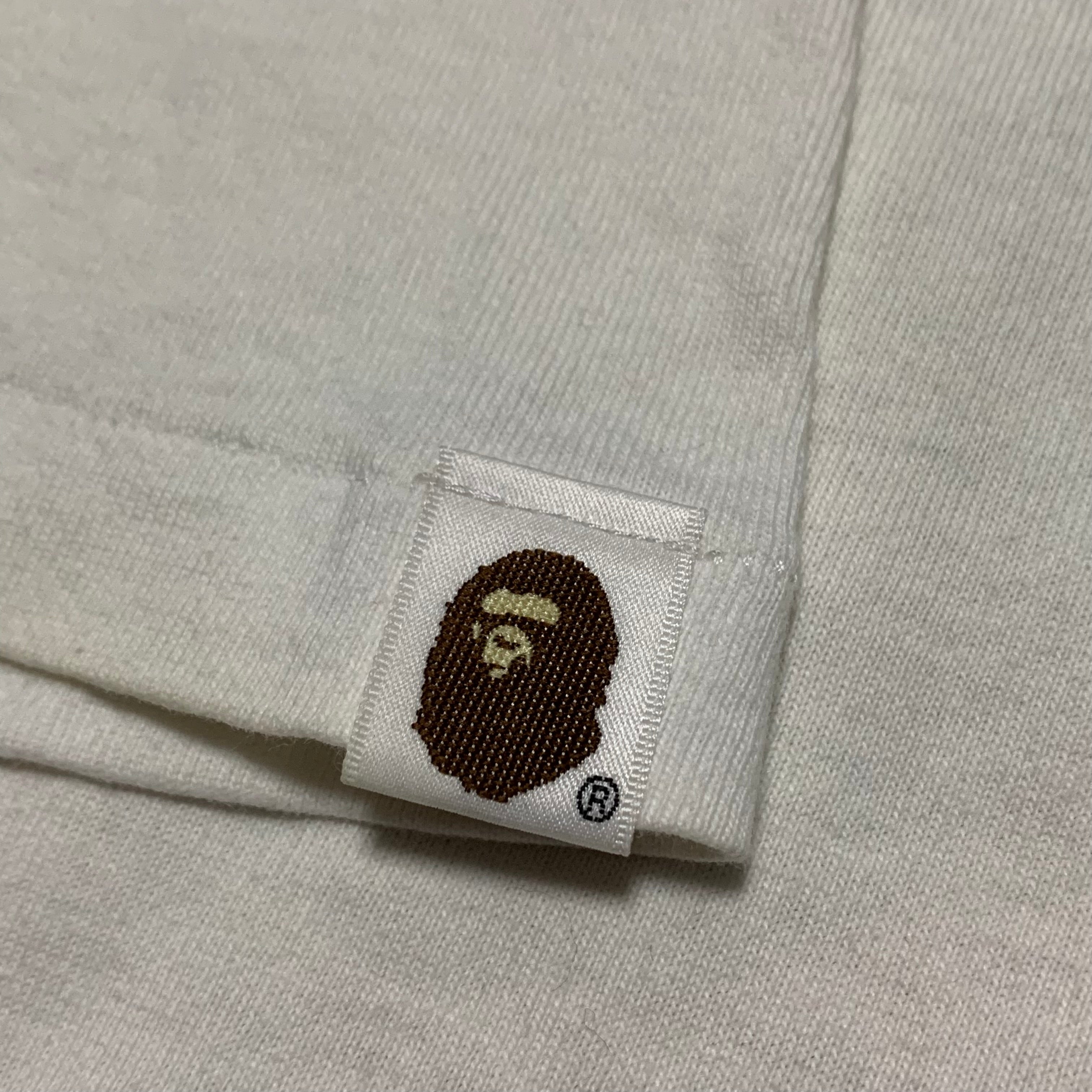 Bape Medium URSUS Graphic White Tee A Bathing Ape Vintage