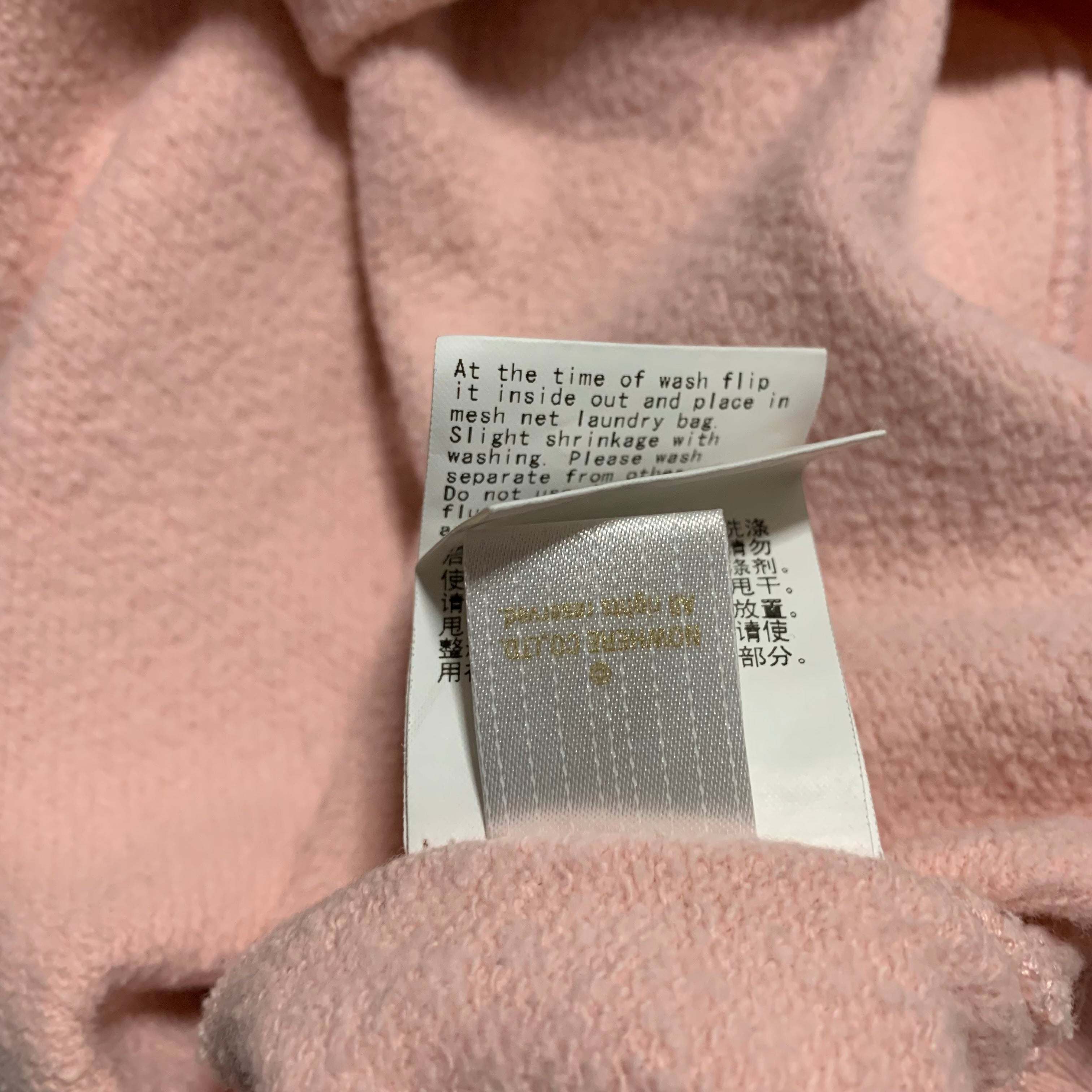 Bape Medium Pink Sweatshirt Crewneck 'World Gone Mad' A Bathing Ape