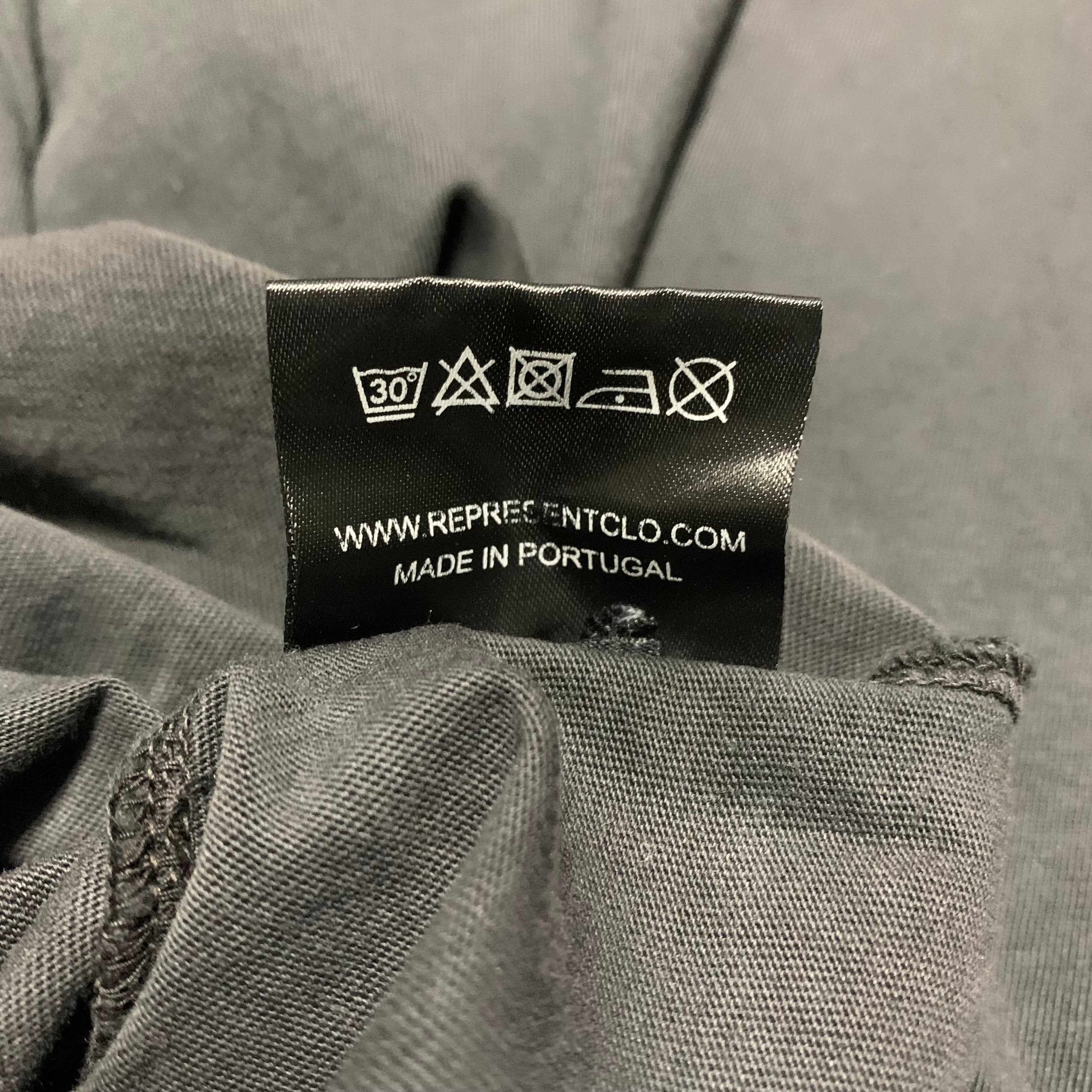 Represent Small Night Hunter Vintage Black Tee