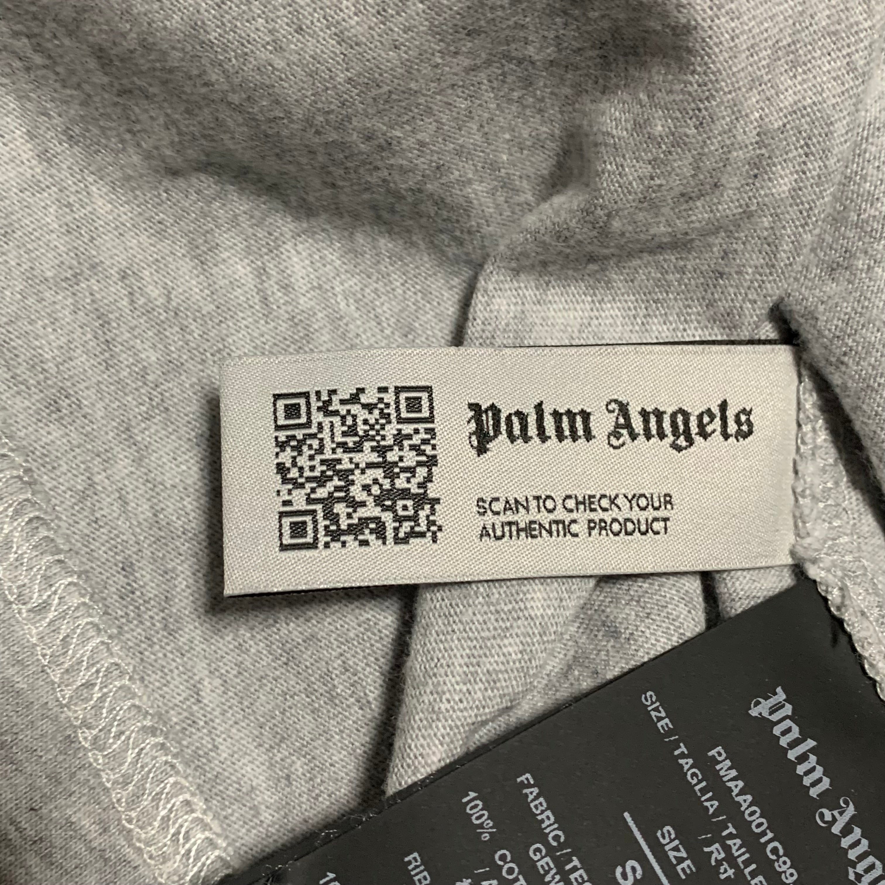 Palm Angels Small Classic Bear Grey Tee