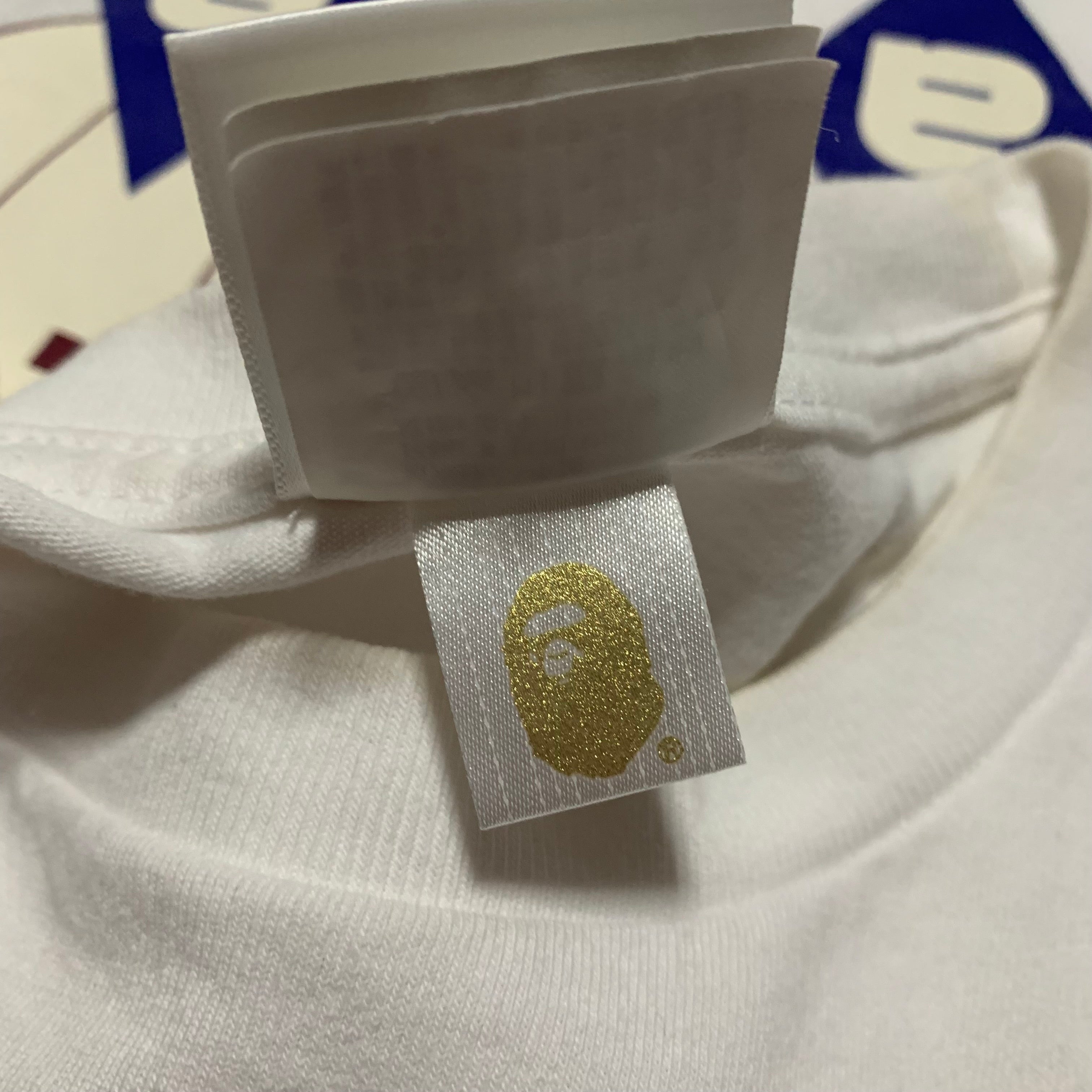 Bape Medium END Bowling White Tee A Bathing Ape