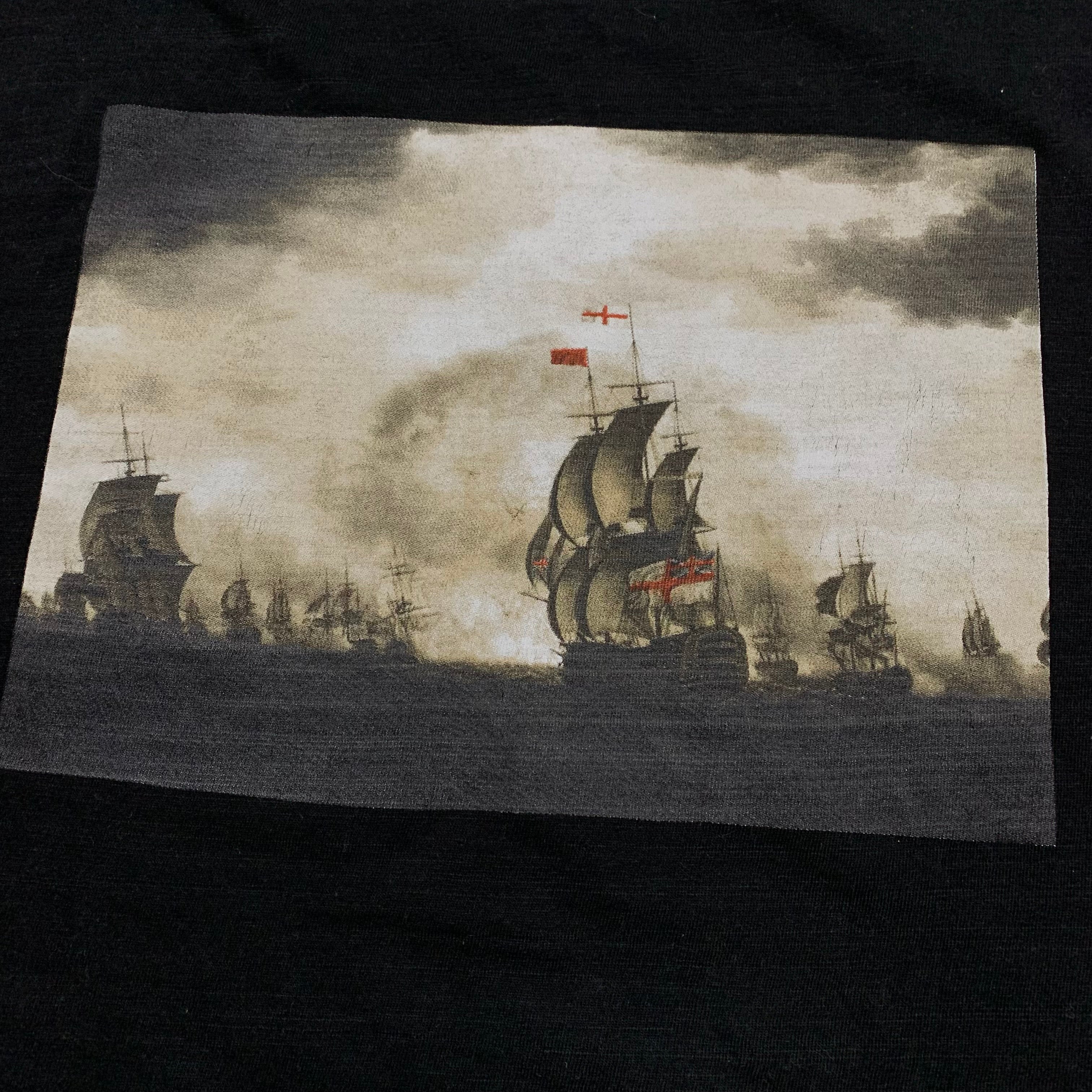 Represent Large Battle Graphic Black Tee 'The New Breed' British Made