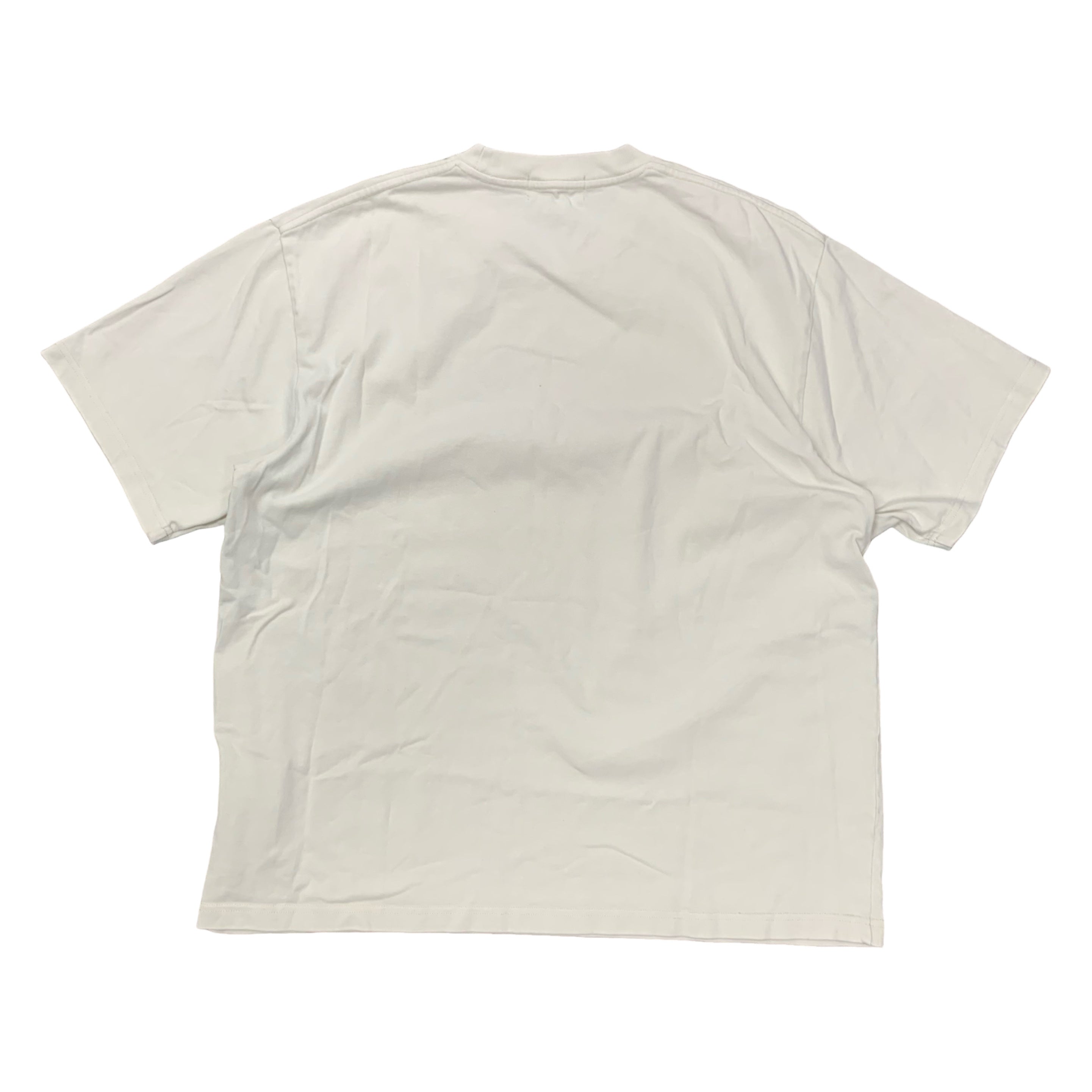 Bape Medium Tee Mad Ape Graphic Acid Wash Ivory White T-Shirt A Bathing Ape