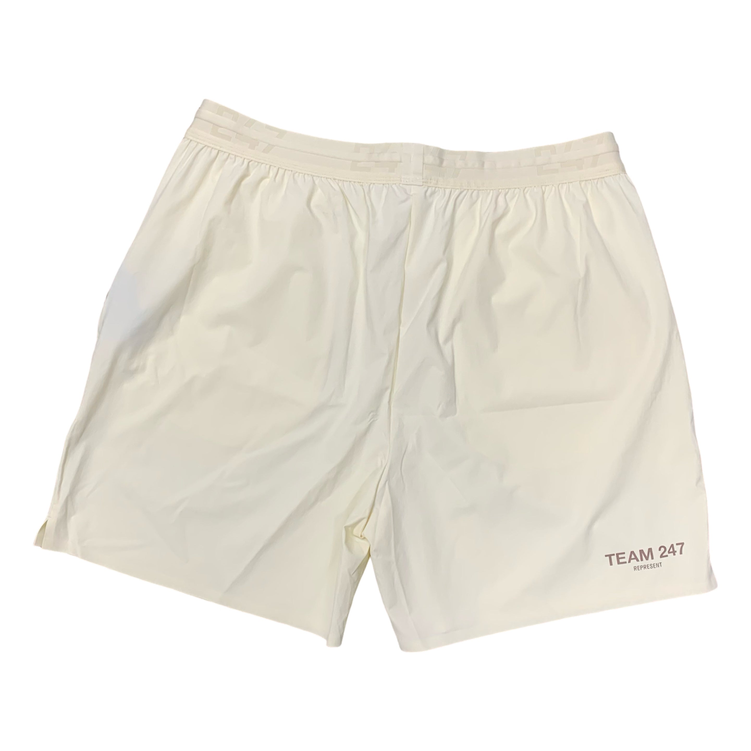 Represent XL Shorts Team 247 Fused Cream White Shorts Bottoms