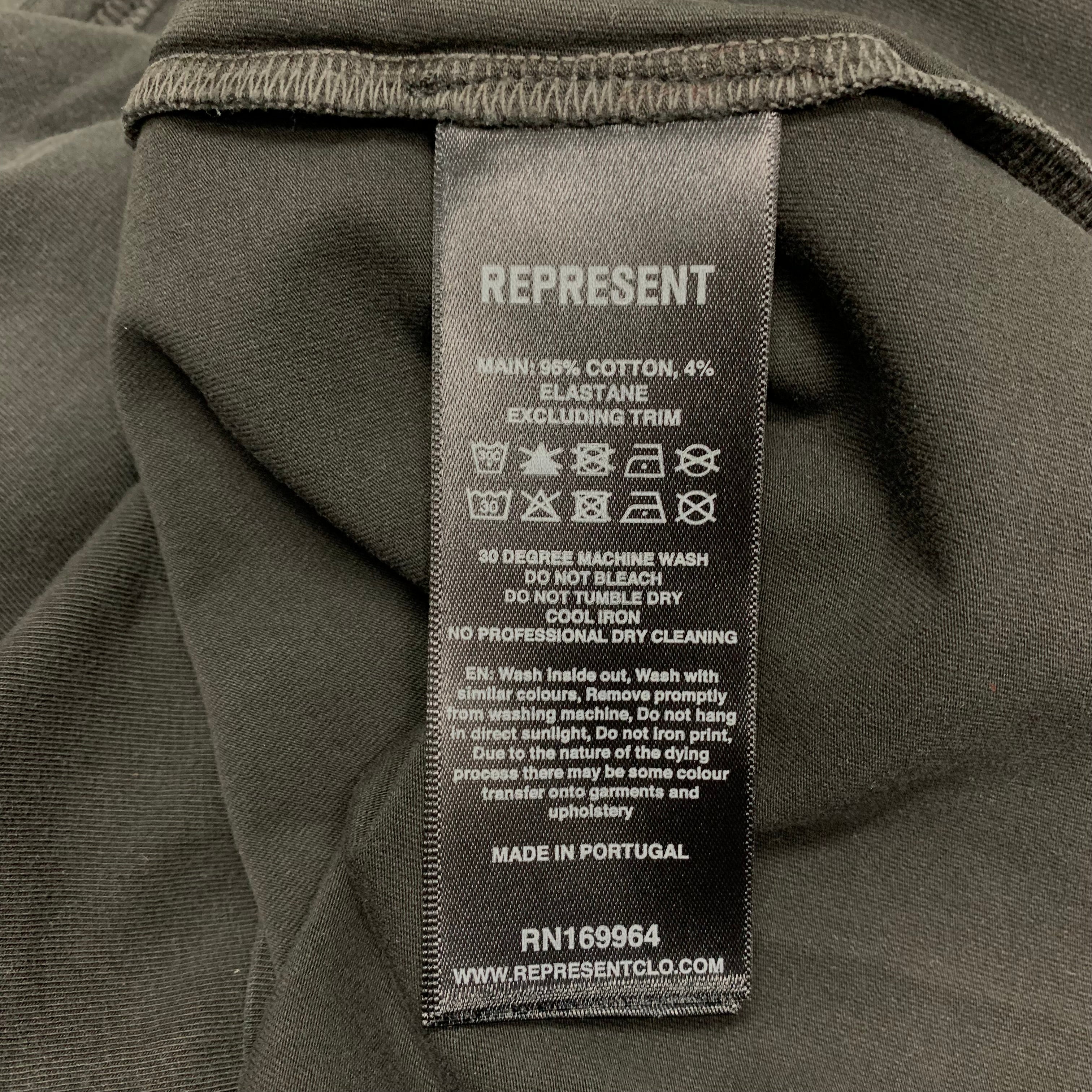 Represent XS Tank 247 Motion Oversized Aged Black Tank Top