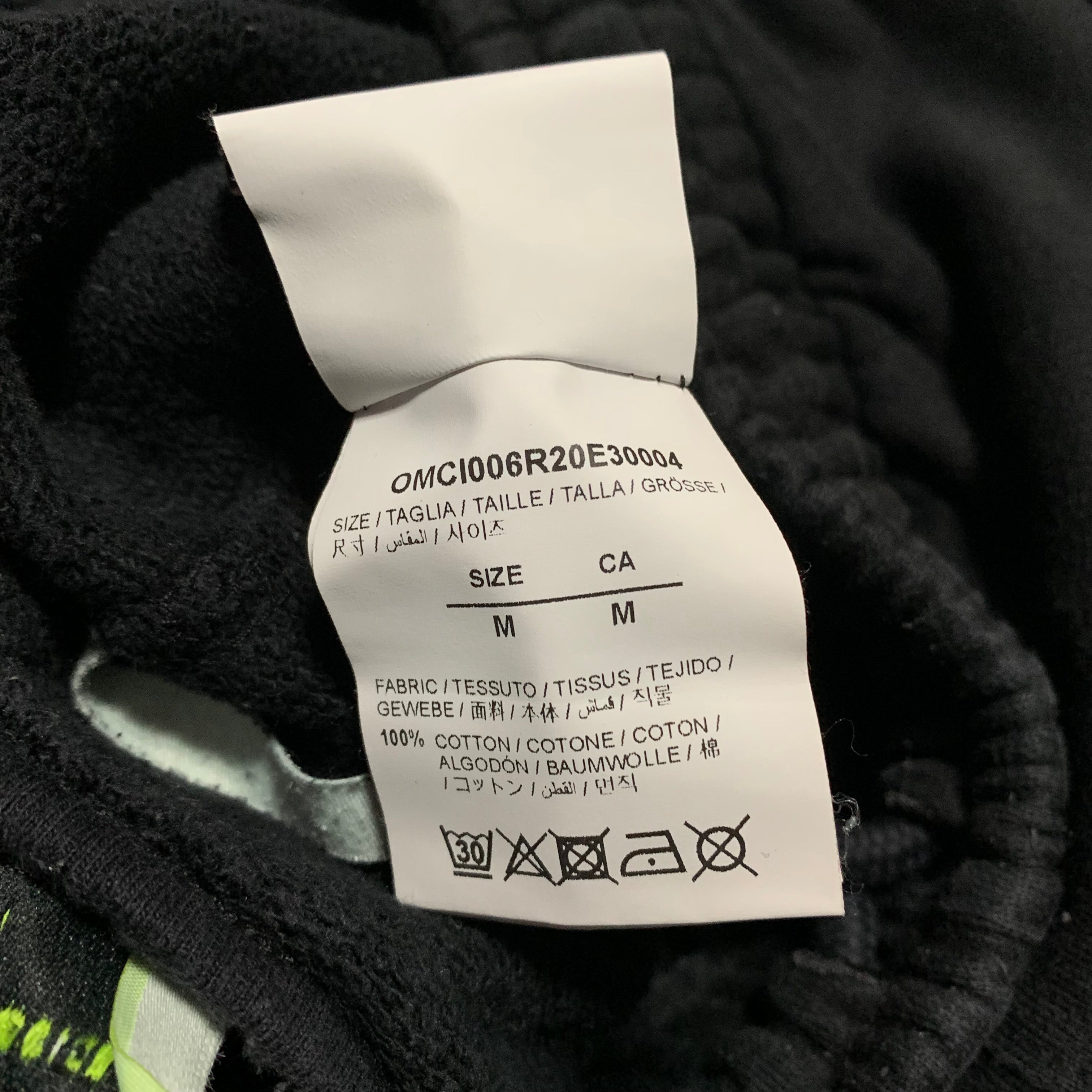 Off White Medium Shorts Rationalism Arrows Black Bottoms Virgil Abloh
