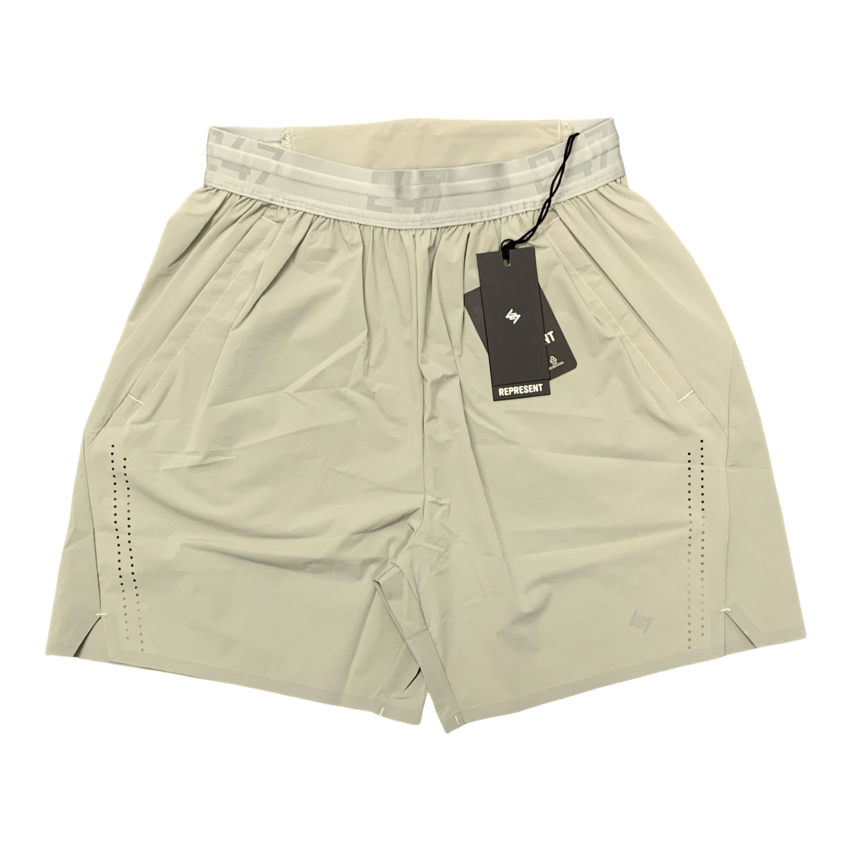Represent Small Shorts 247 Training Shorts Sage Bottoms