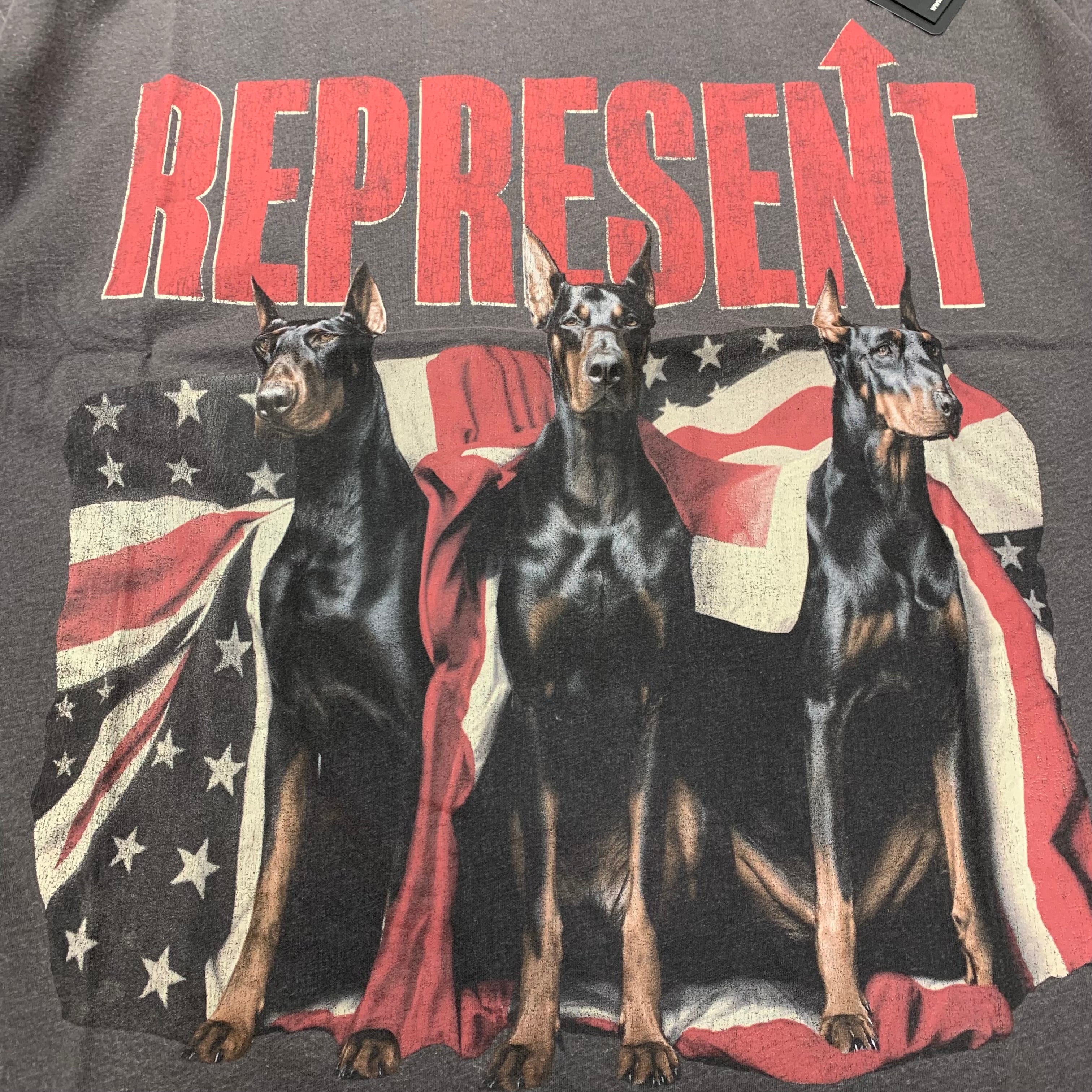 Represent Medium Tee Dream On Tour Sun Fade Grey T-Shirt
