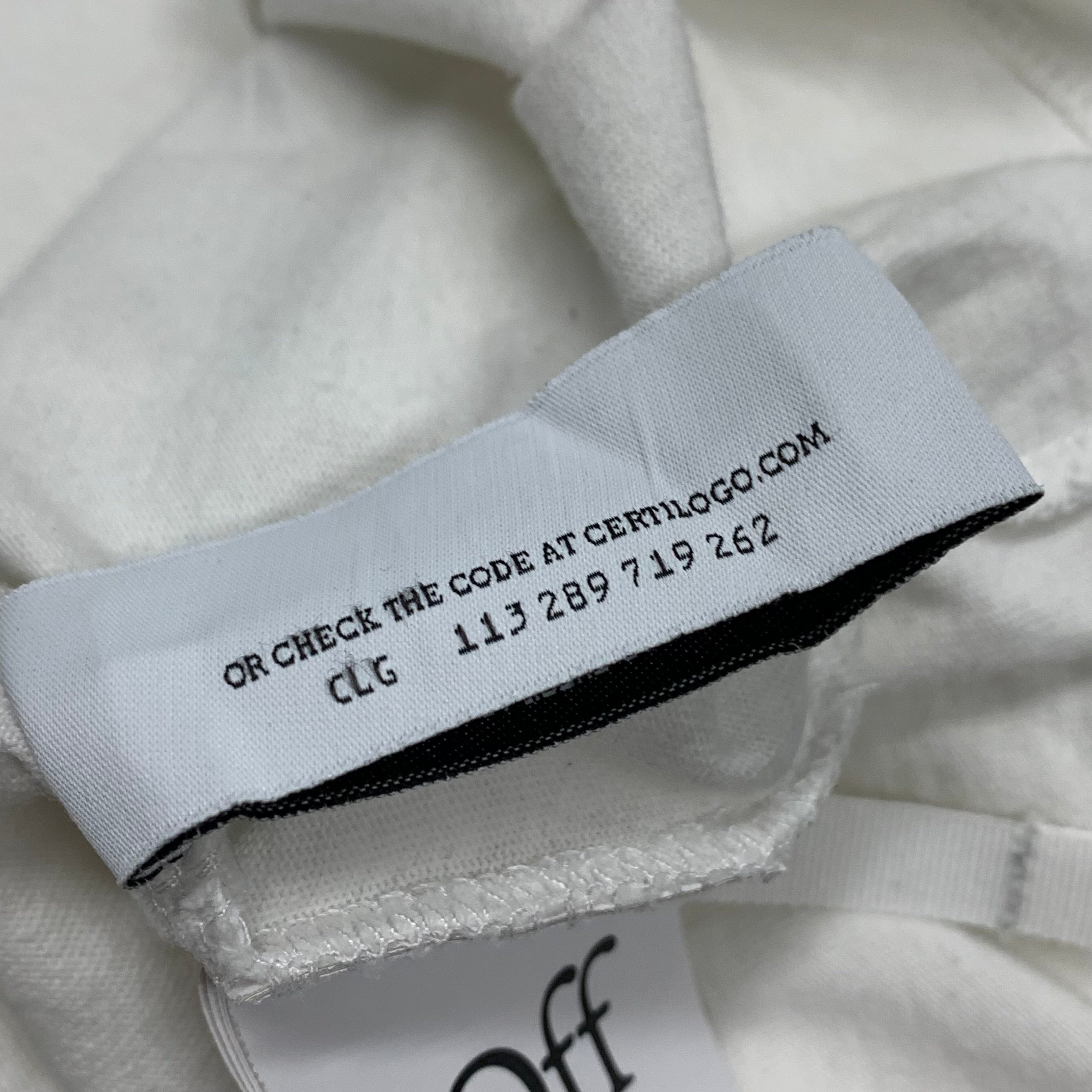 Off White Small Tee Liquid Arrows White T-Shirt Virgil Abloh