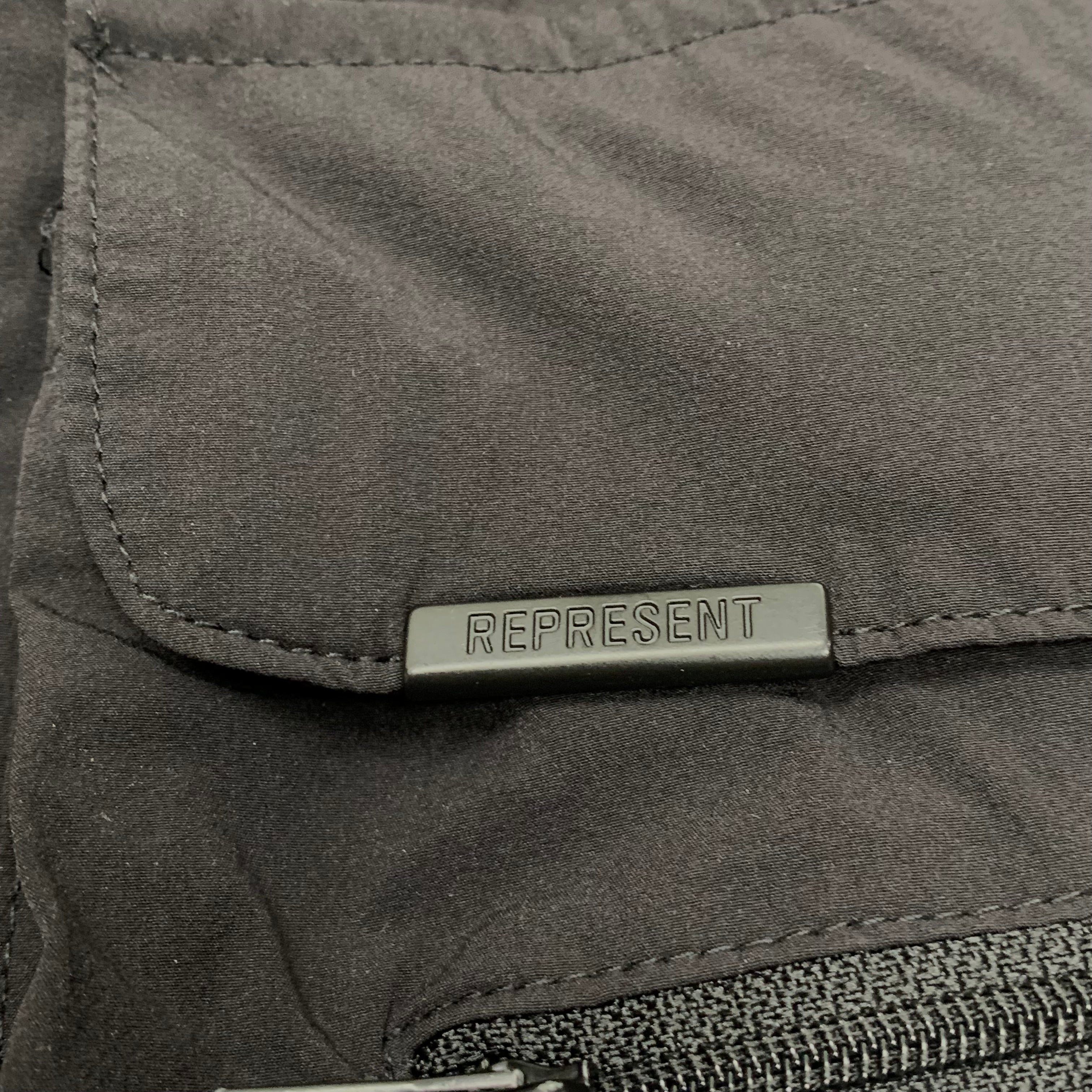 Represent XS Shorts 247 Black Pant Track Cargo