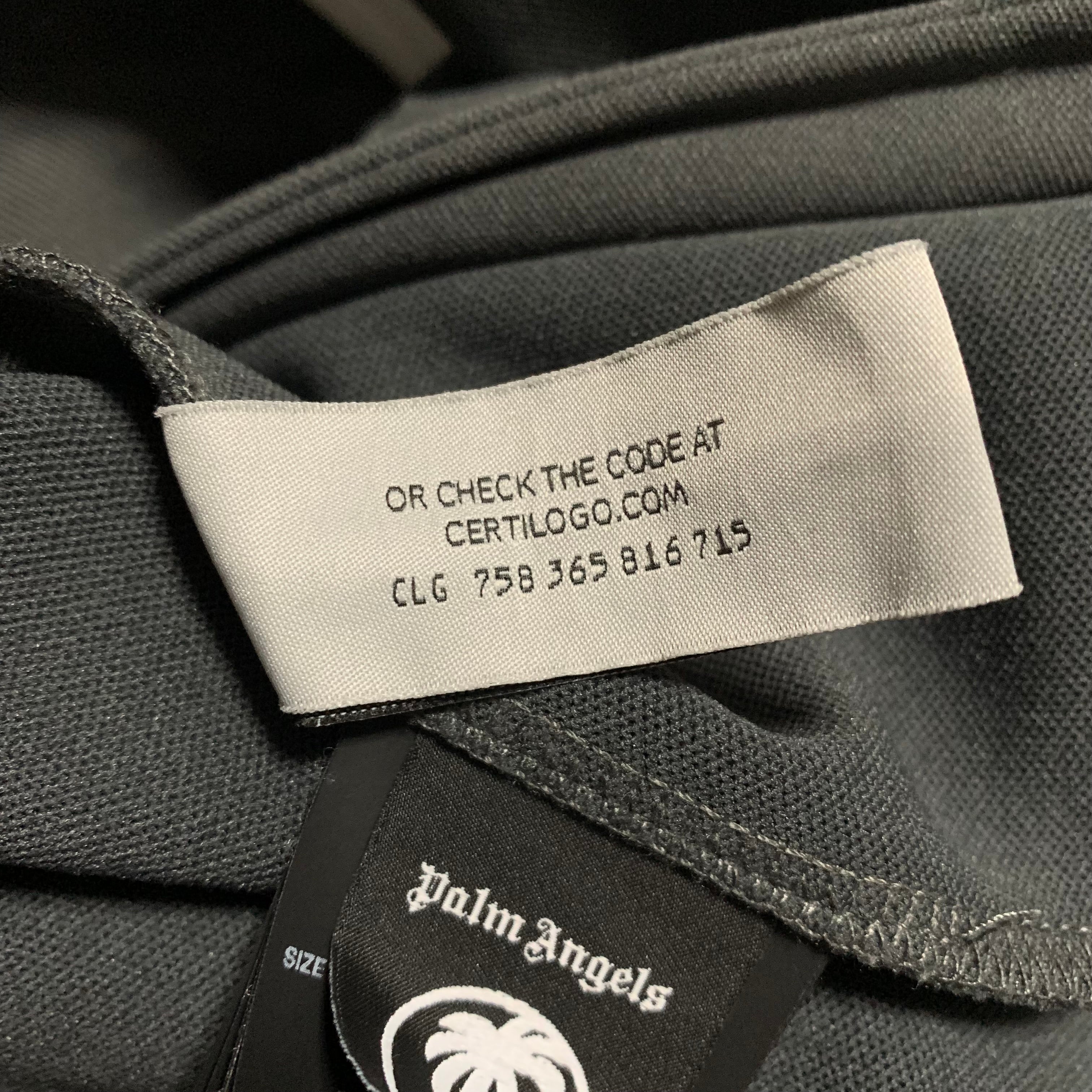 Palm Angels XXL Track Jacket Classic Grey Track Top