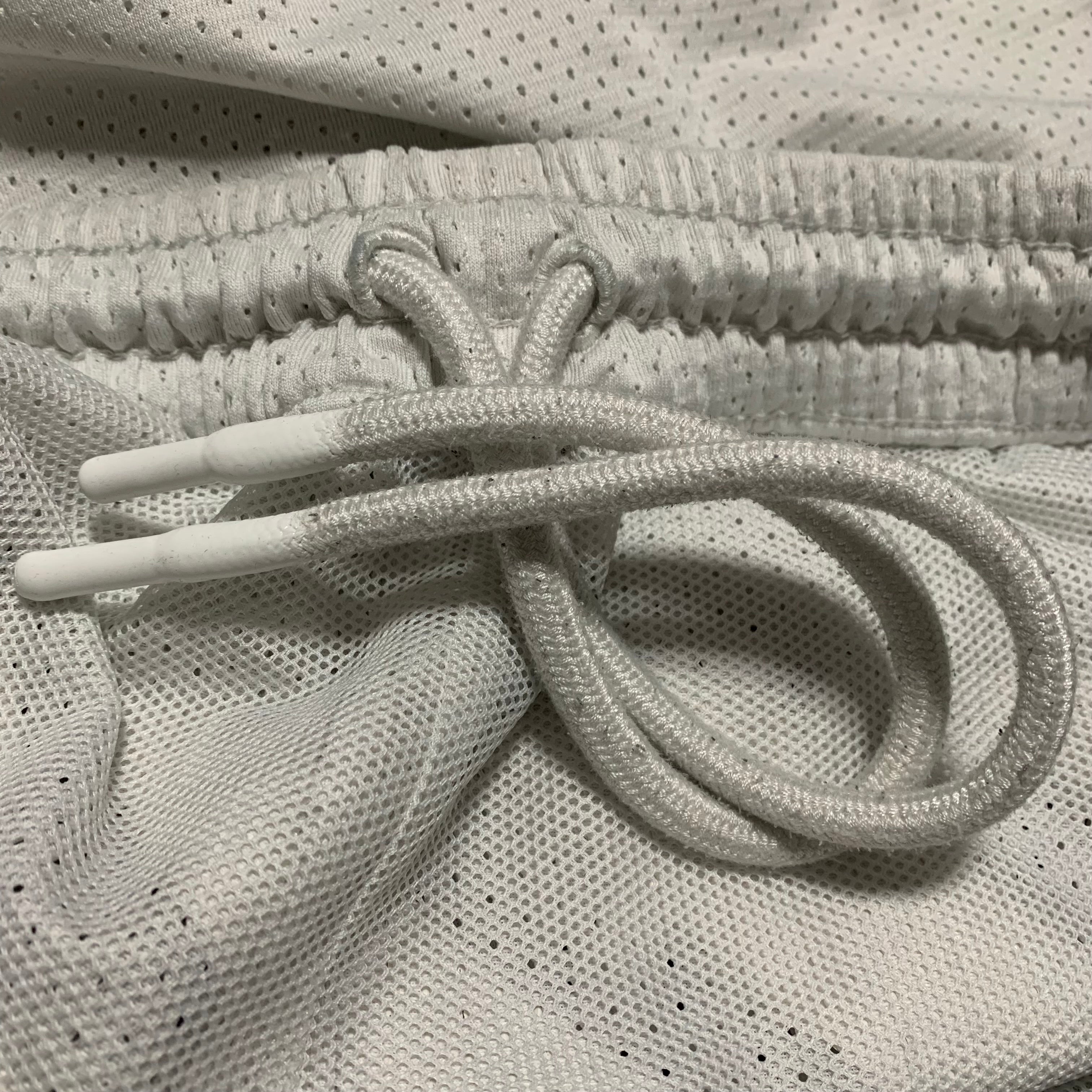 Off White Medium Shorts Airport Diag Mesh White Virgil Abloh