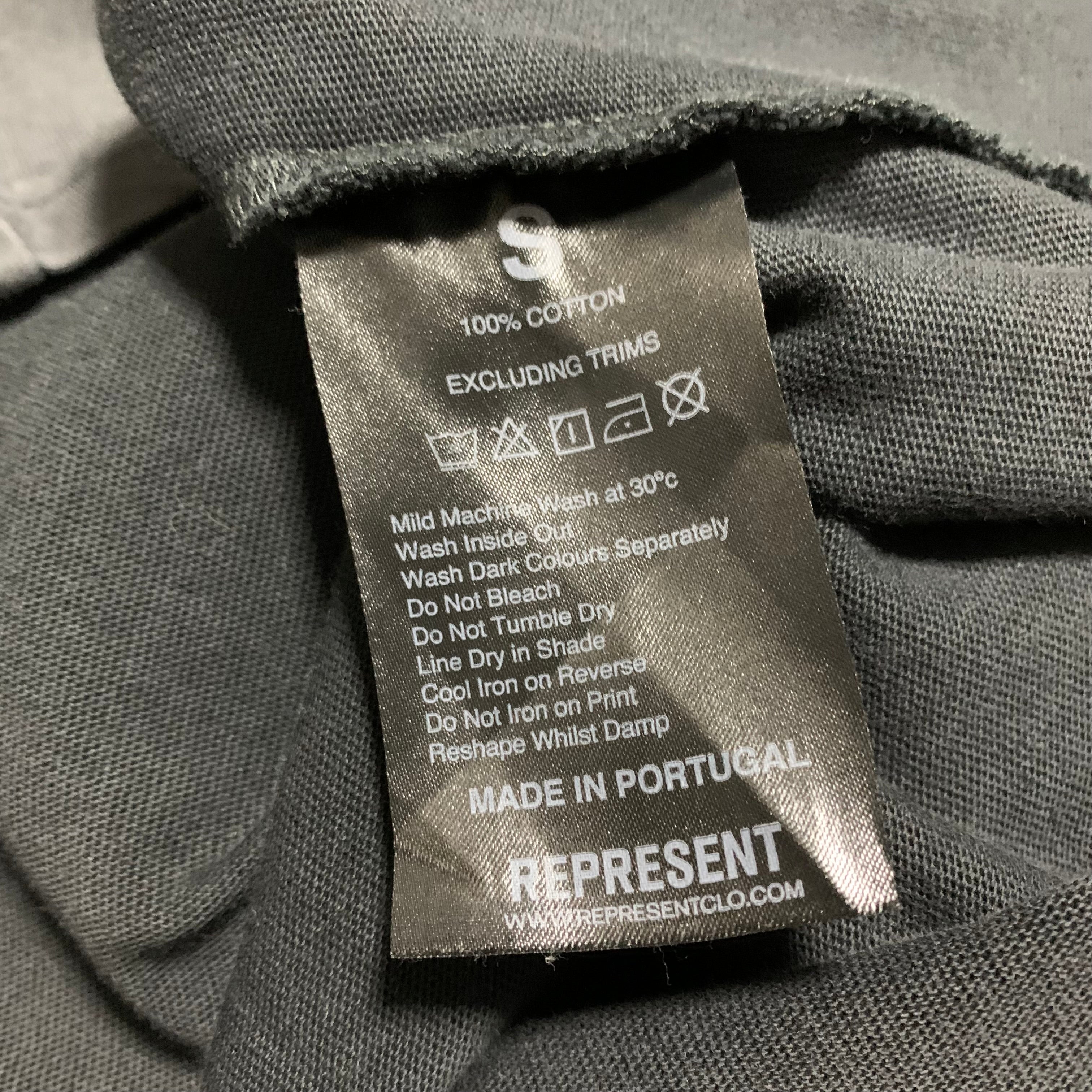 Represent Small Take Me Higher Vintage Grey Tee