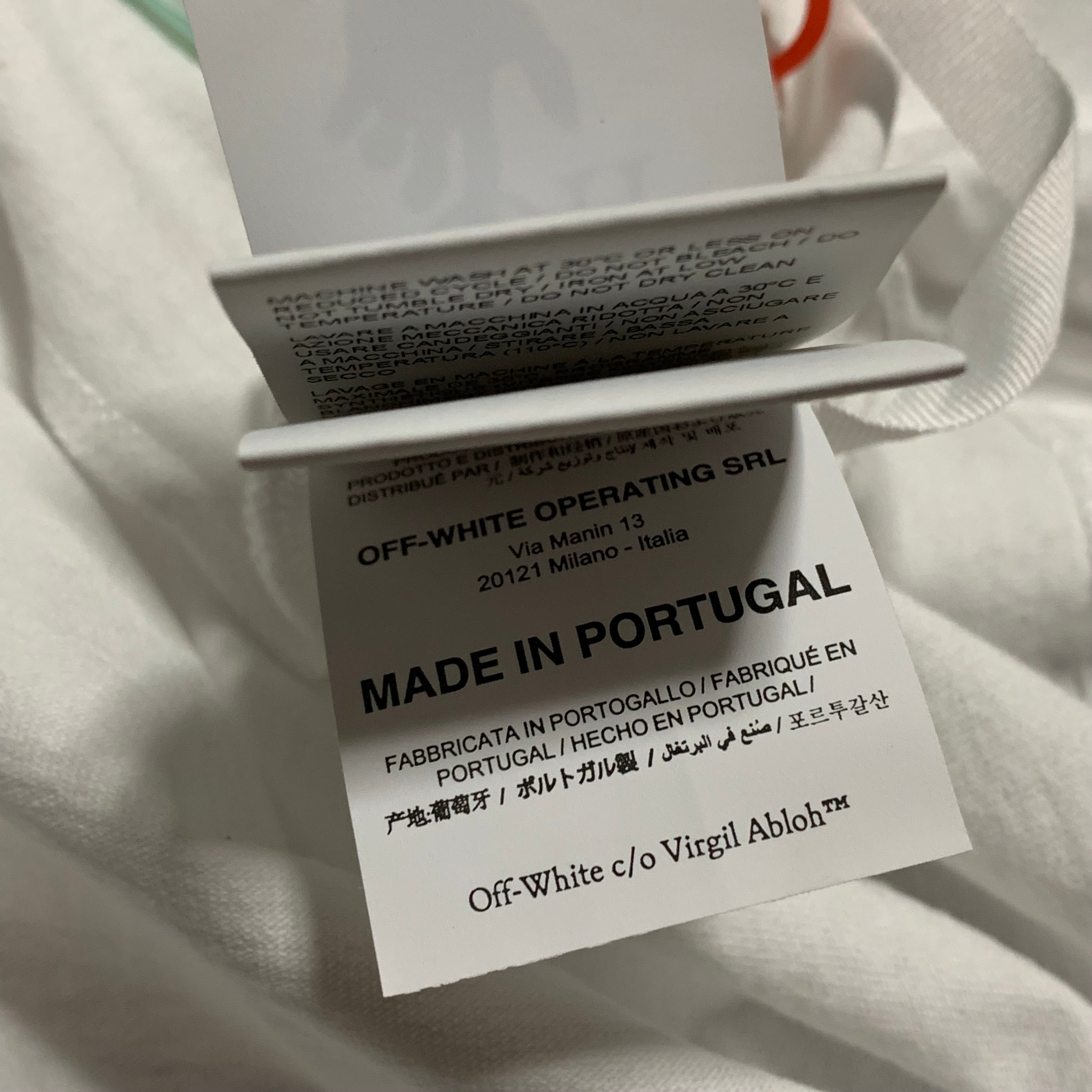Off White Medium I Support Young Black Businesses White Tee Virgil Abloh