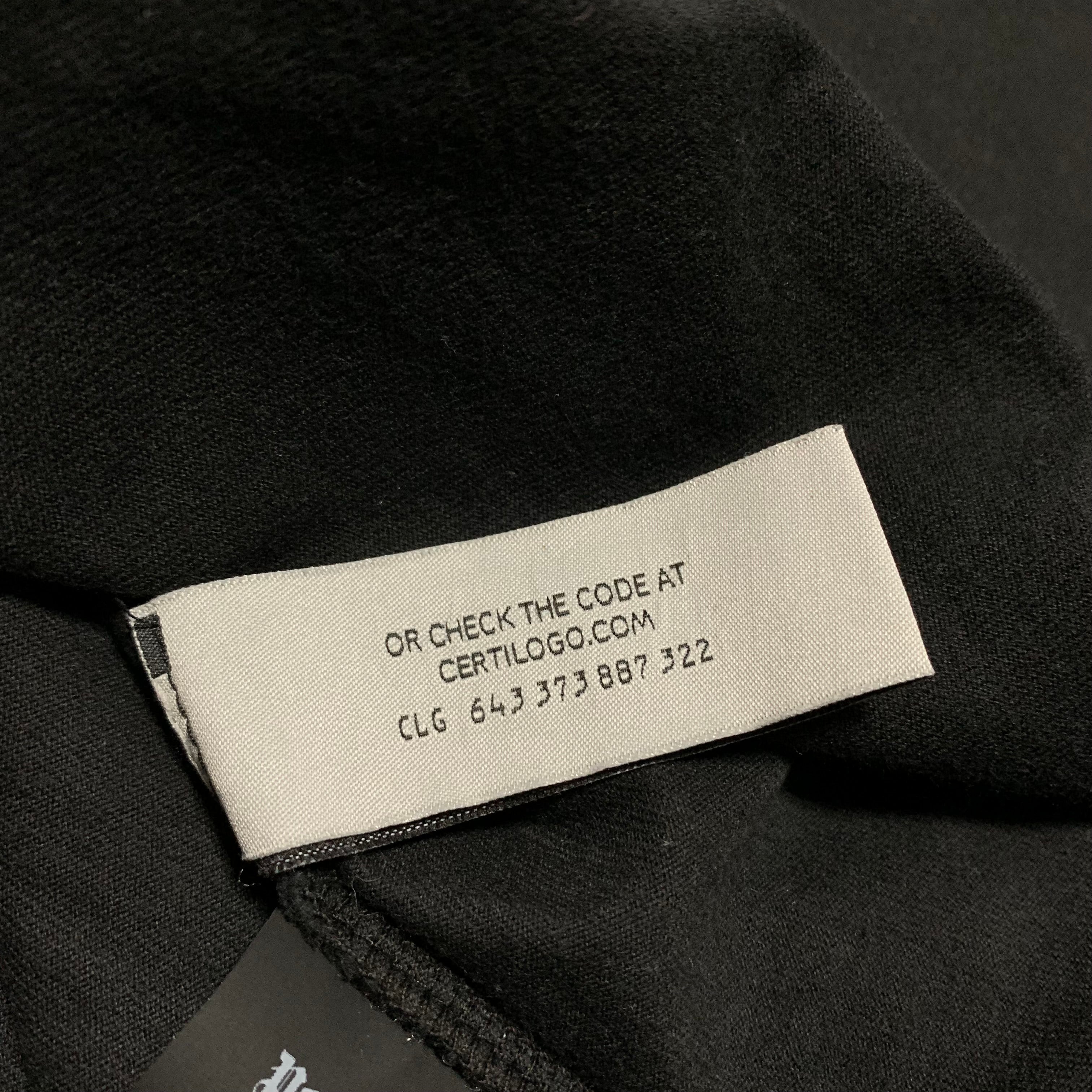 Palm Angels XL Flame Logo Black Tee
